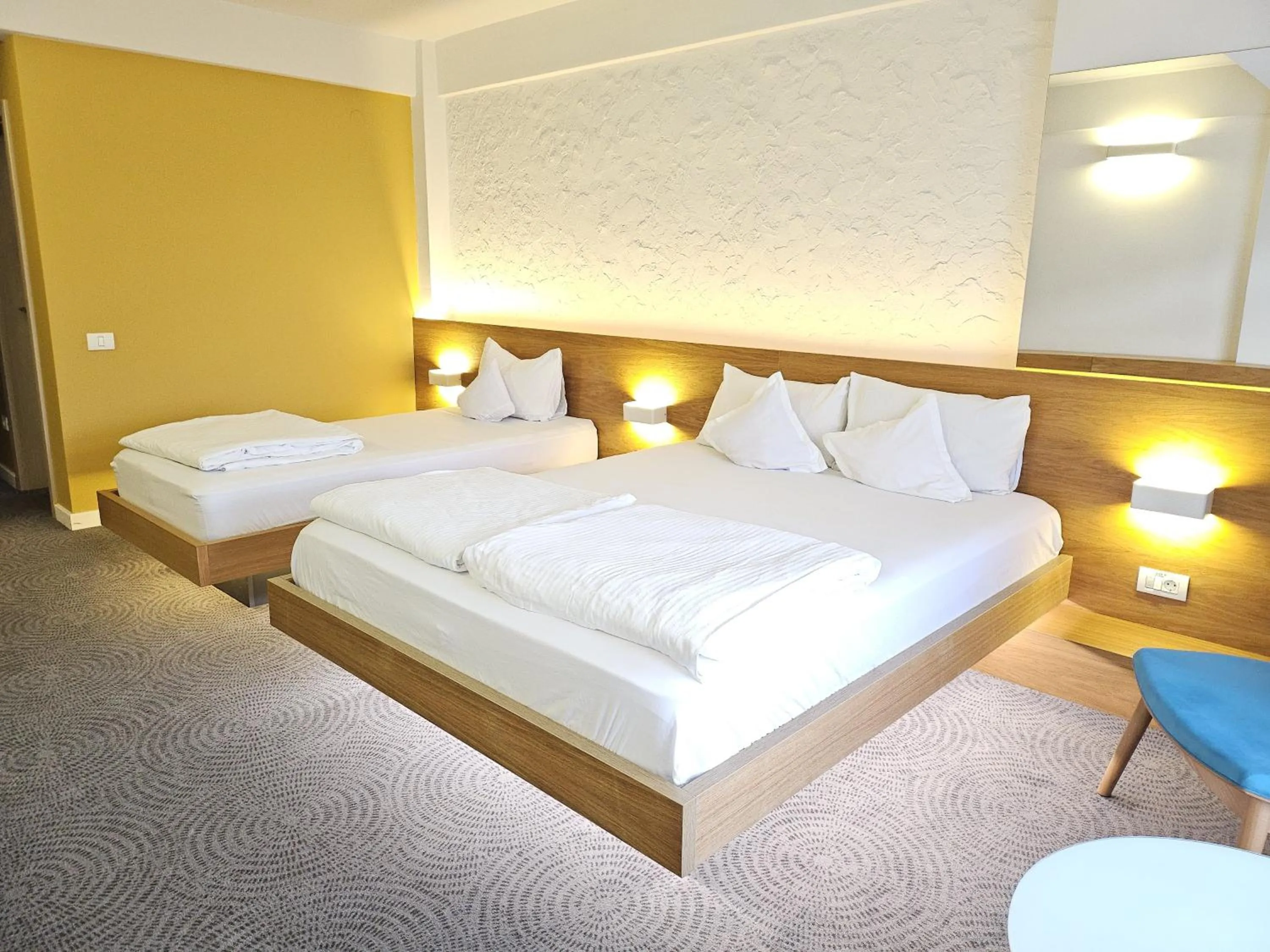 Bed in Hotel Silva