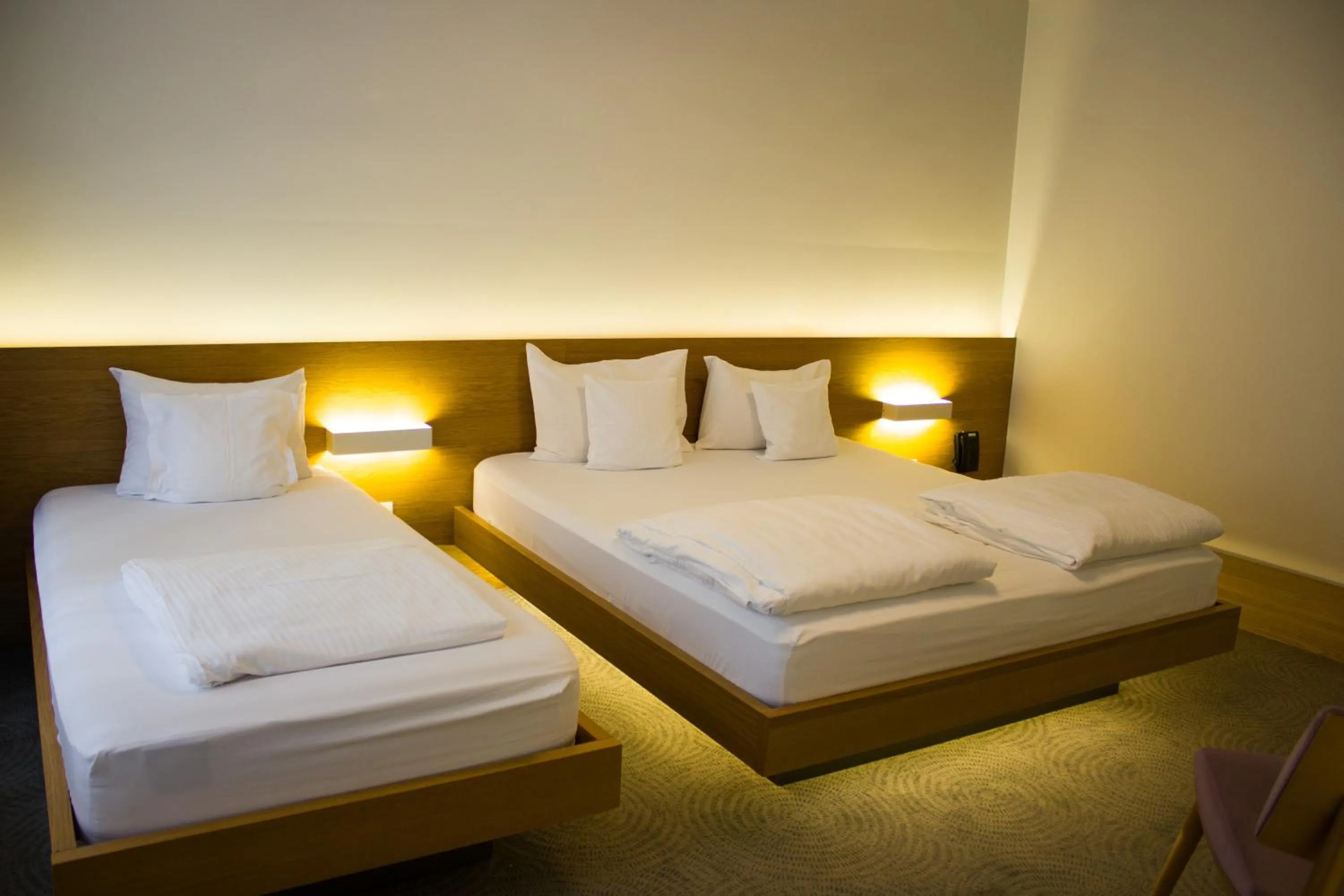 Bed in Hotel Silva