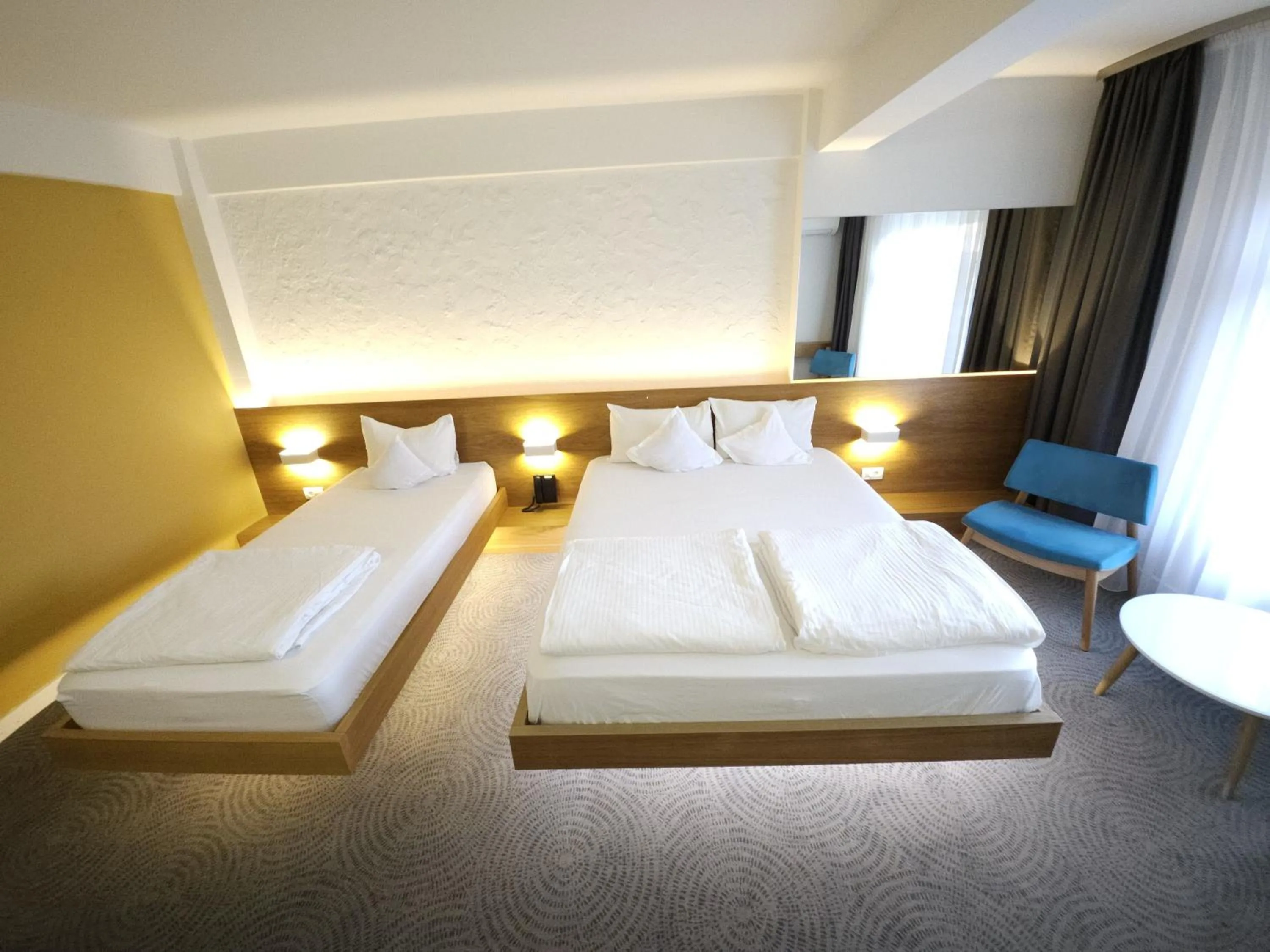 Bed in Hotel Silva