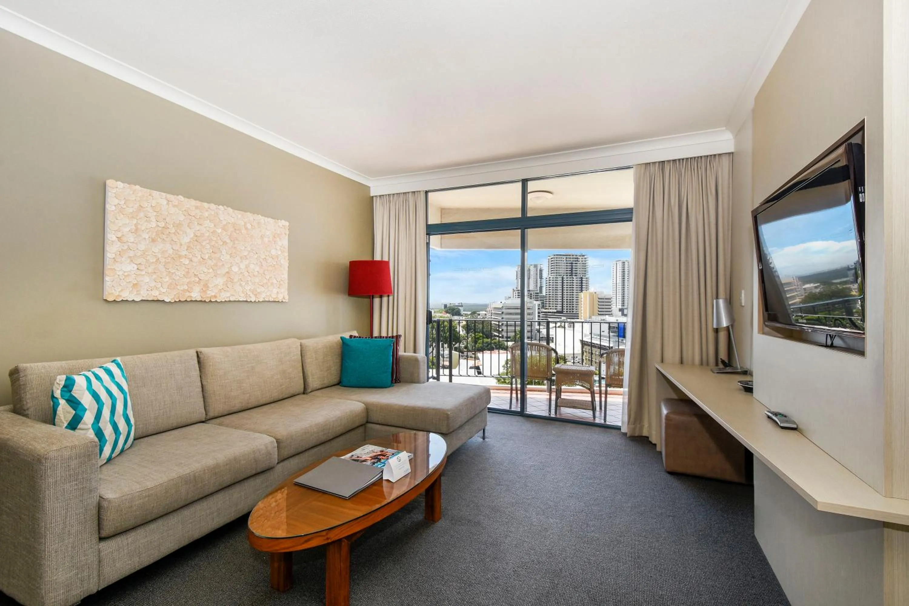 Living room in Mantra on The Esplanade