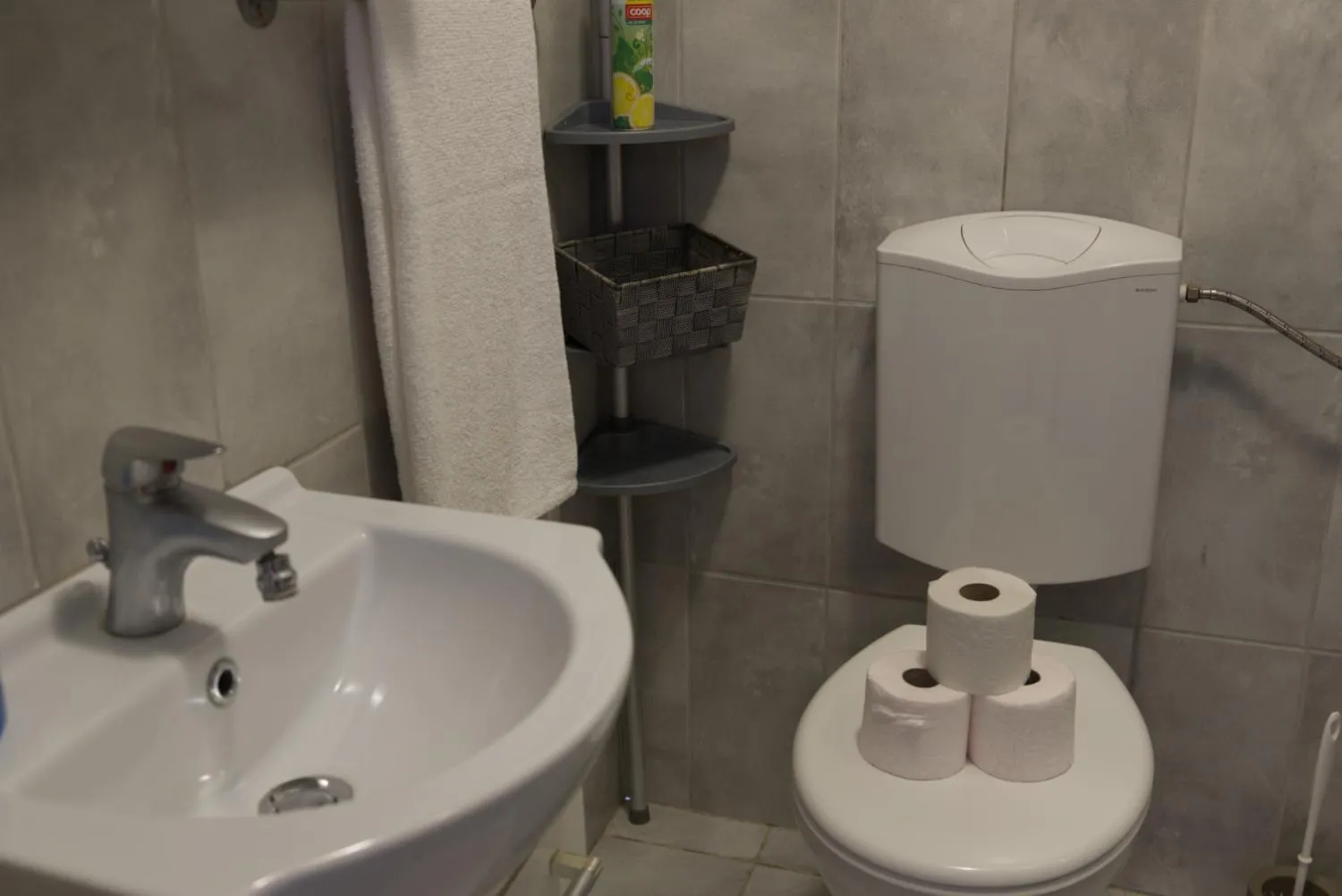 Bathroom in Gabriella Panzió