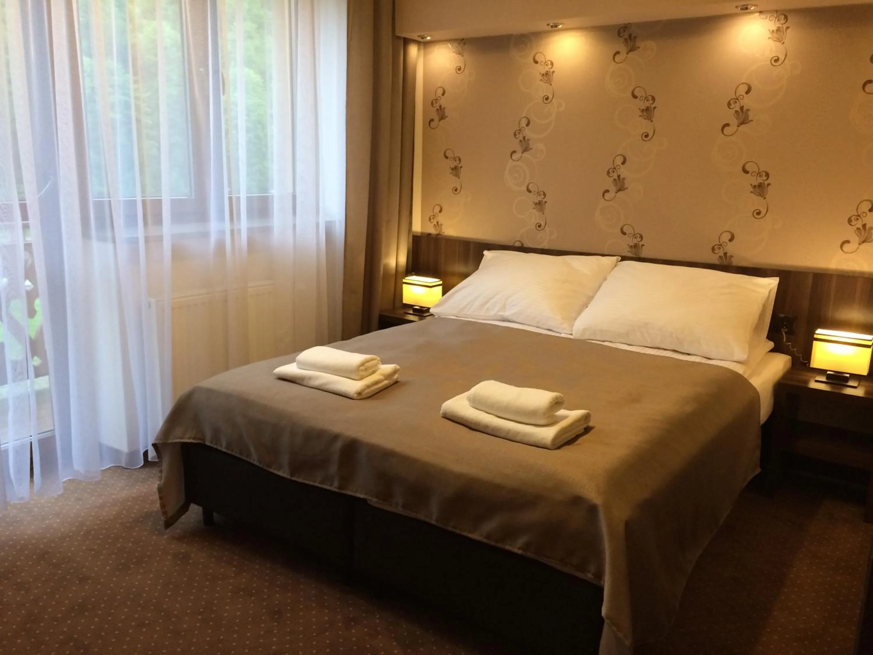 Photo of the whole room, Bed in Goprówka