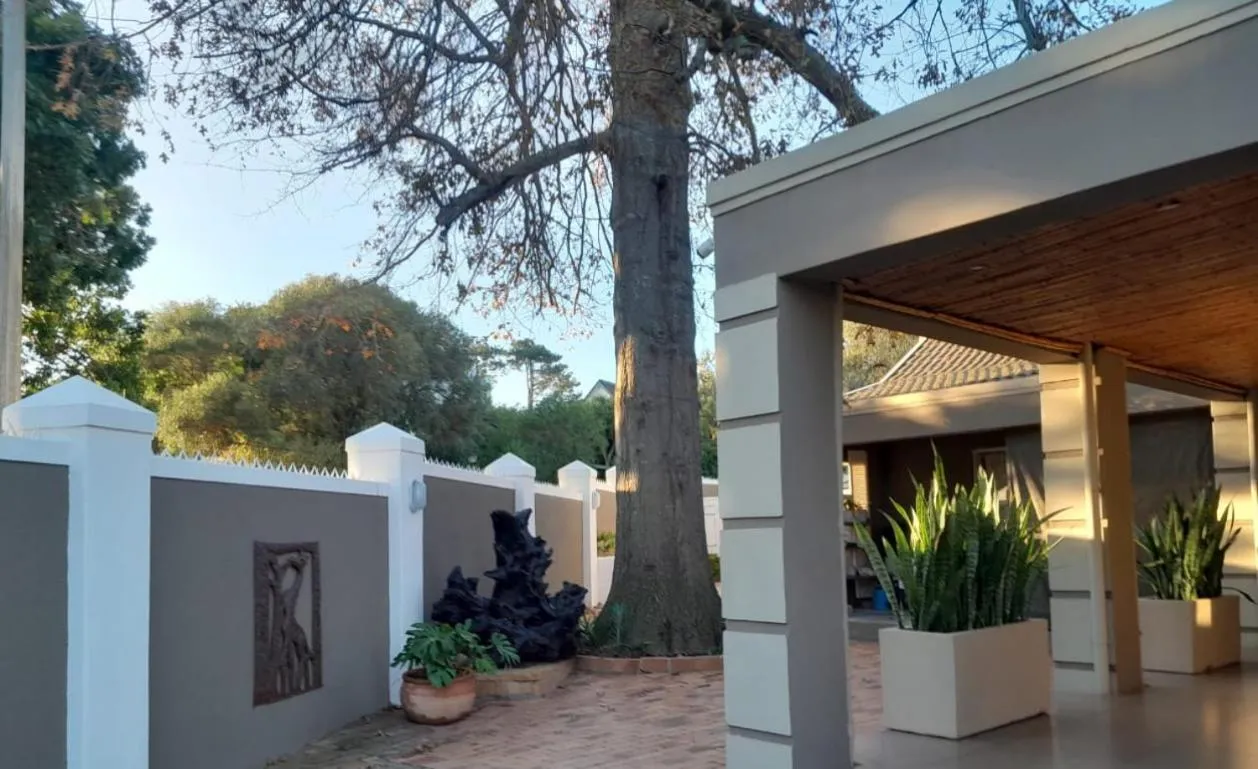 Garden view in Milas Place