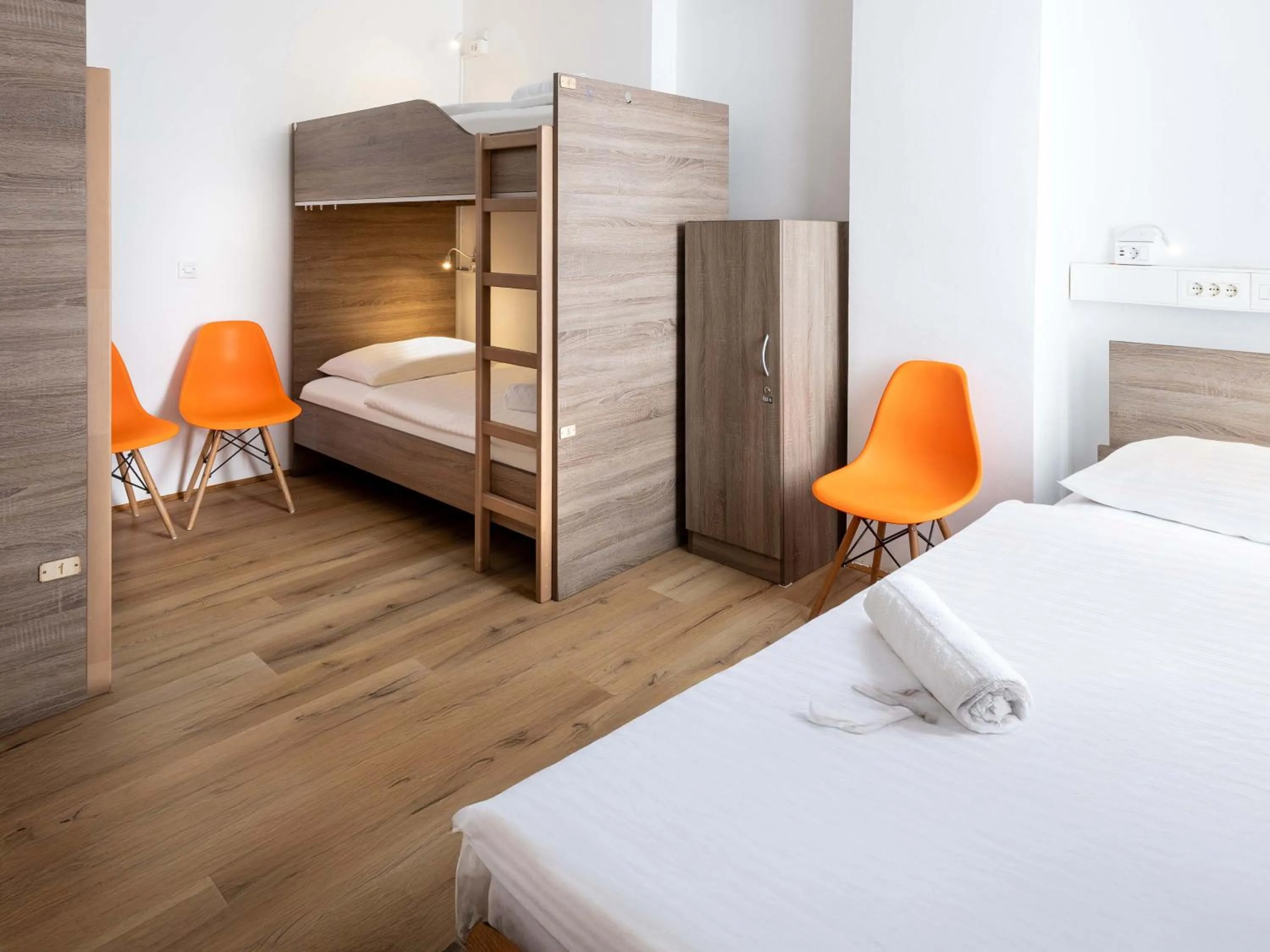 Bedroom, Bed in B&B HOTEL Maribor UNI Hostel