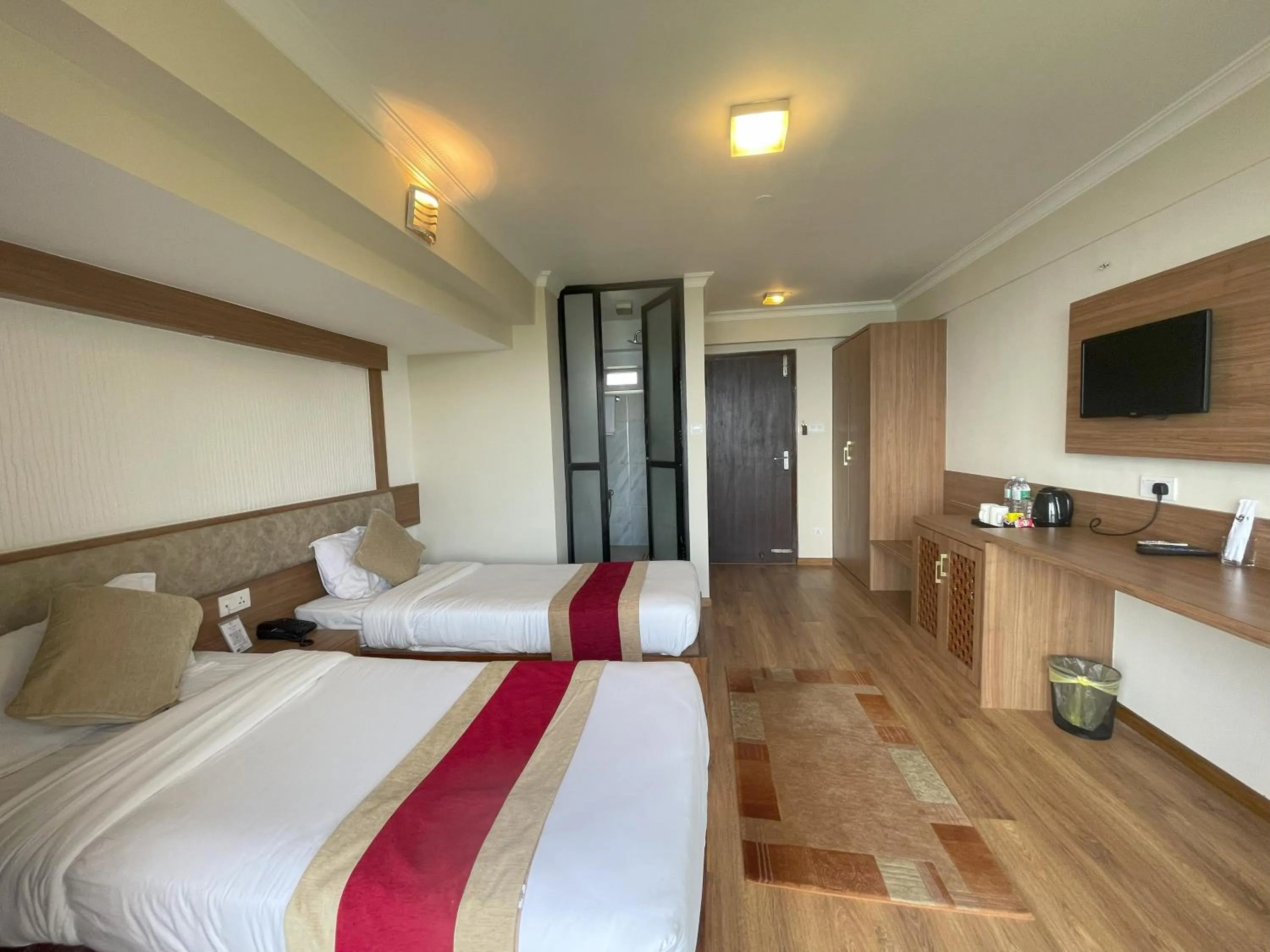 Photo of the whole room, Bed in Hotel Himalayan Villa - Nagarkot