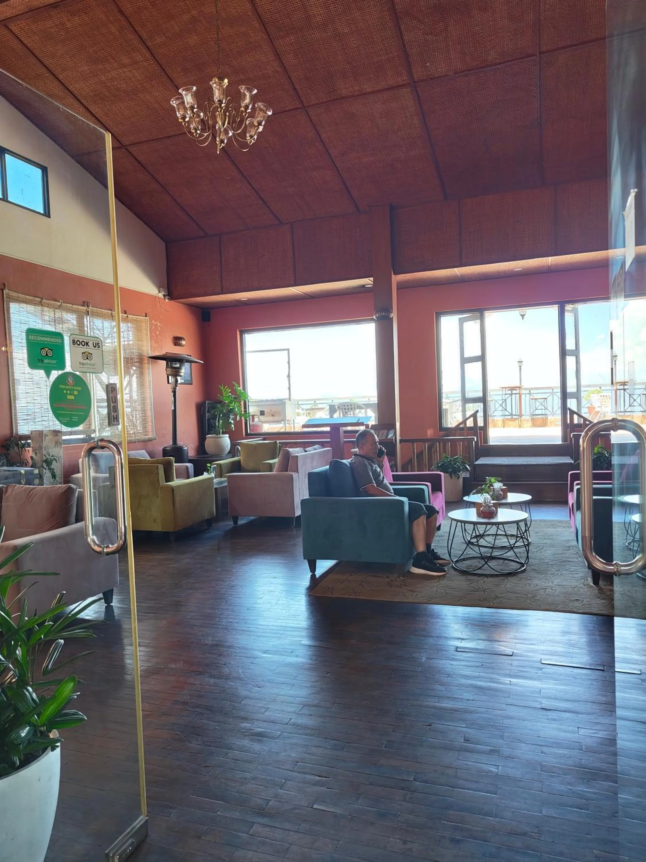 Seating area in Hotel Himalayan Villa - Nagarkot