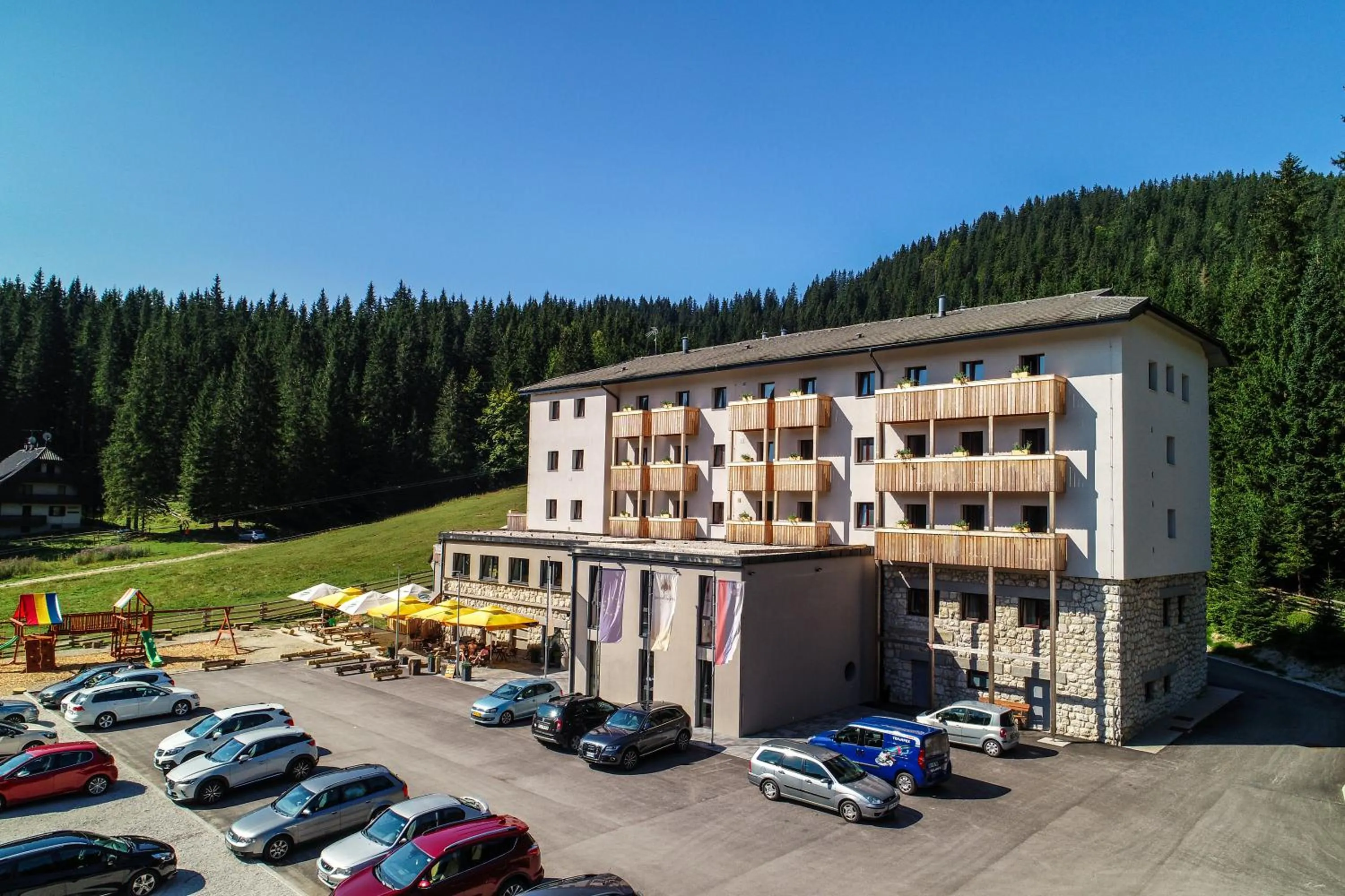 Property building in Hotel Pokljuka