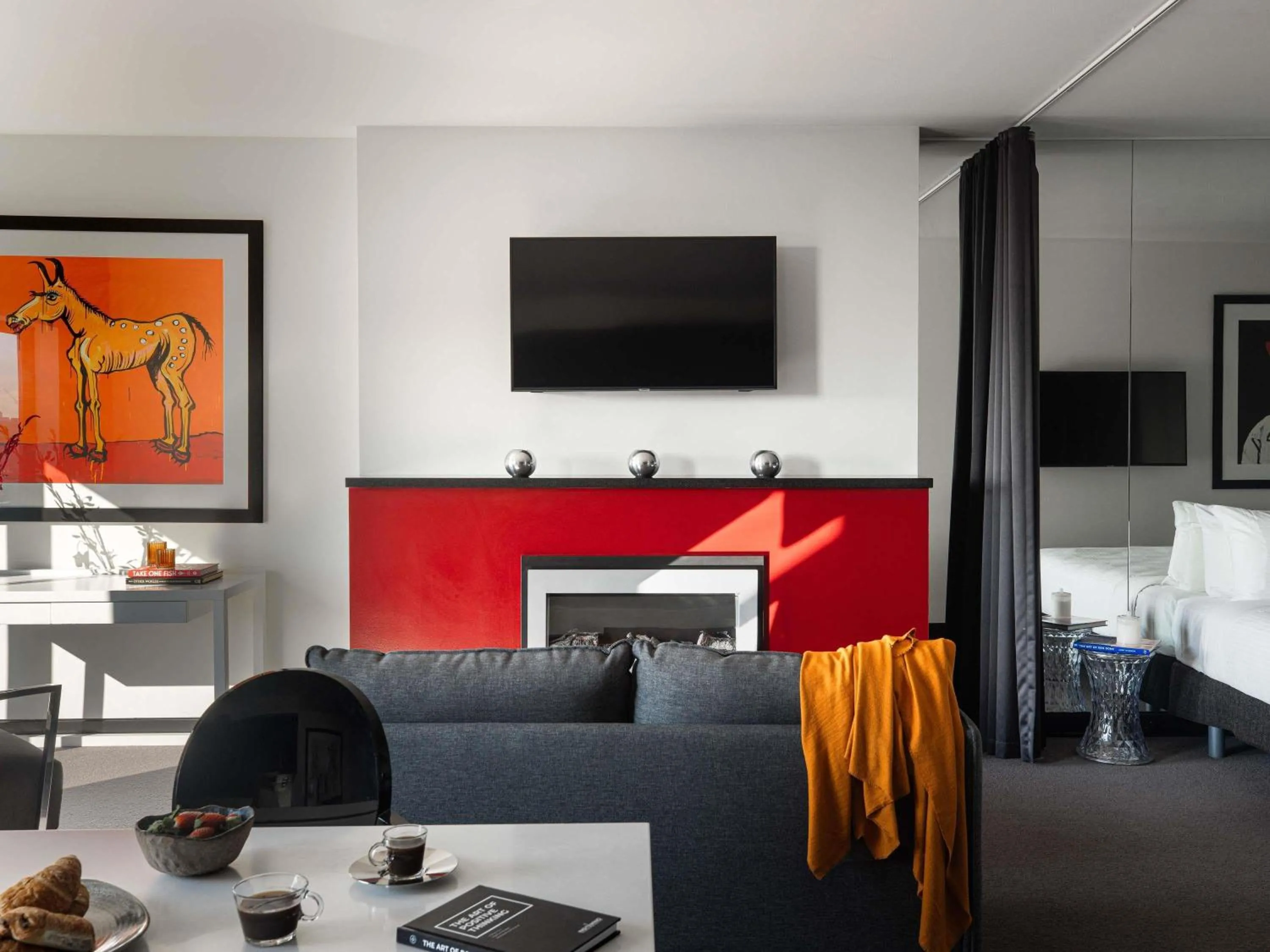 Bedroom in The Cullen Melbourne - Art Series