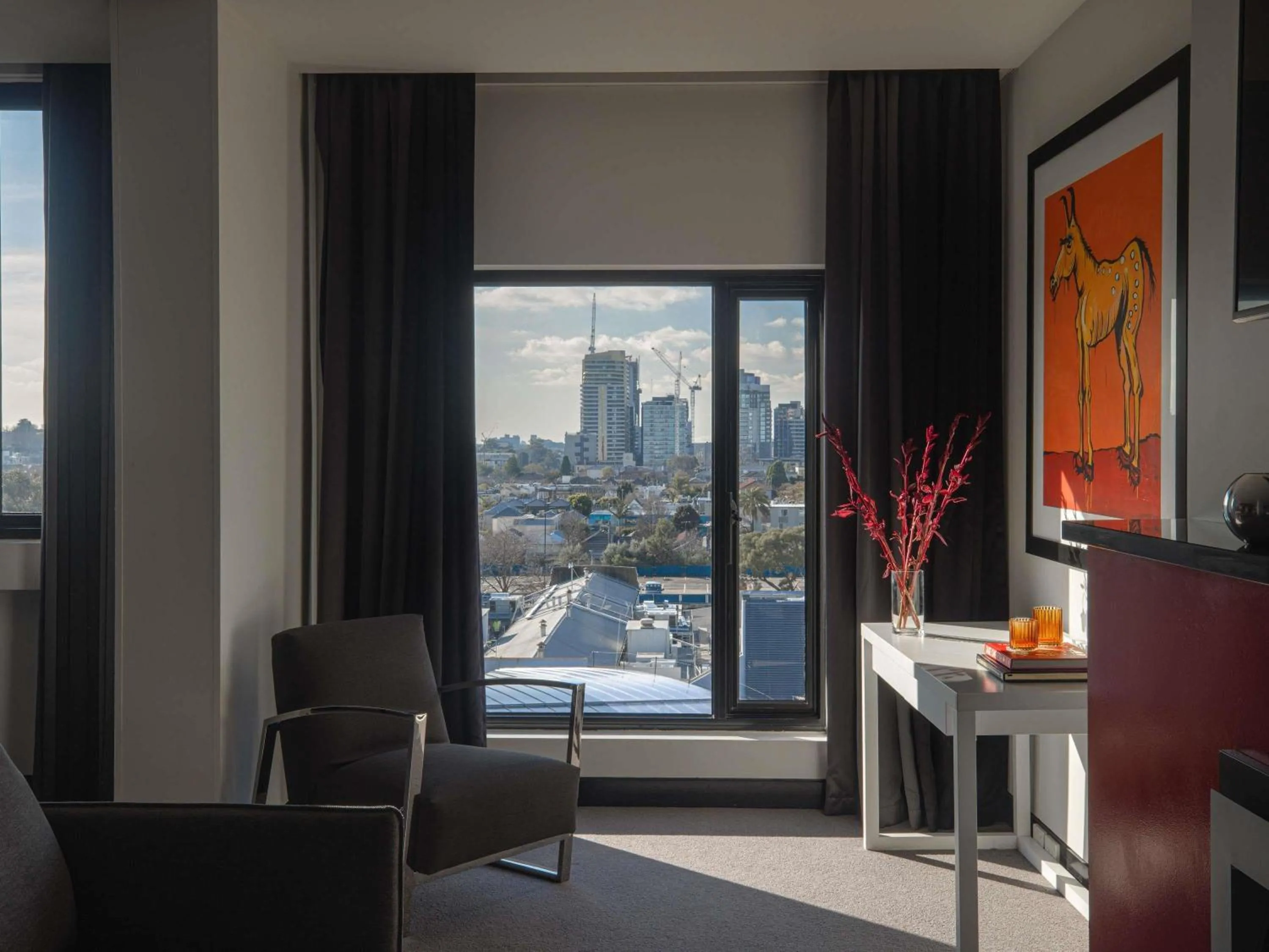 Bedroom in The Cullen Melbourne - Art Series