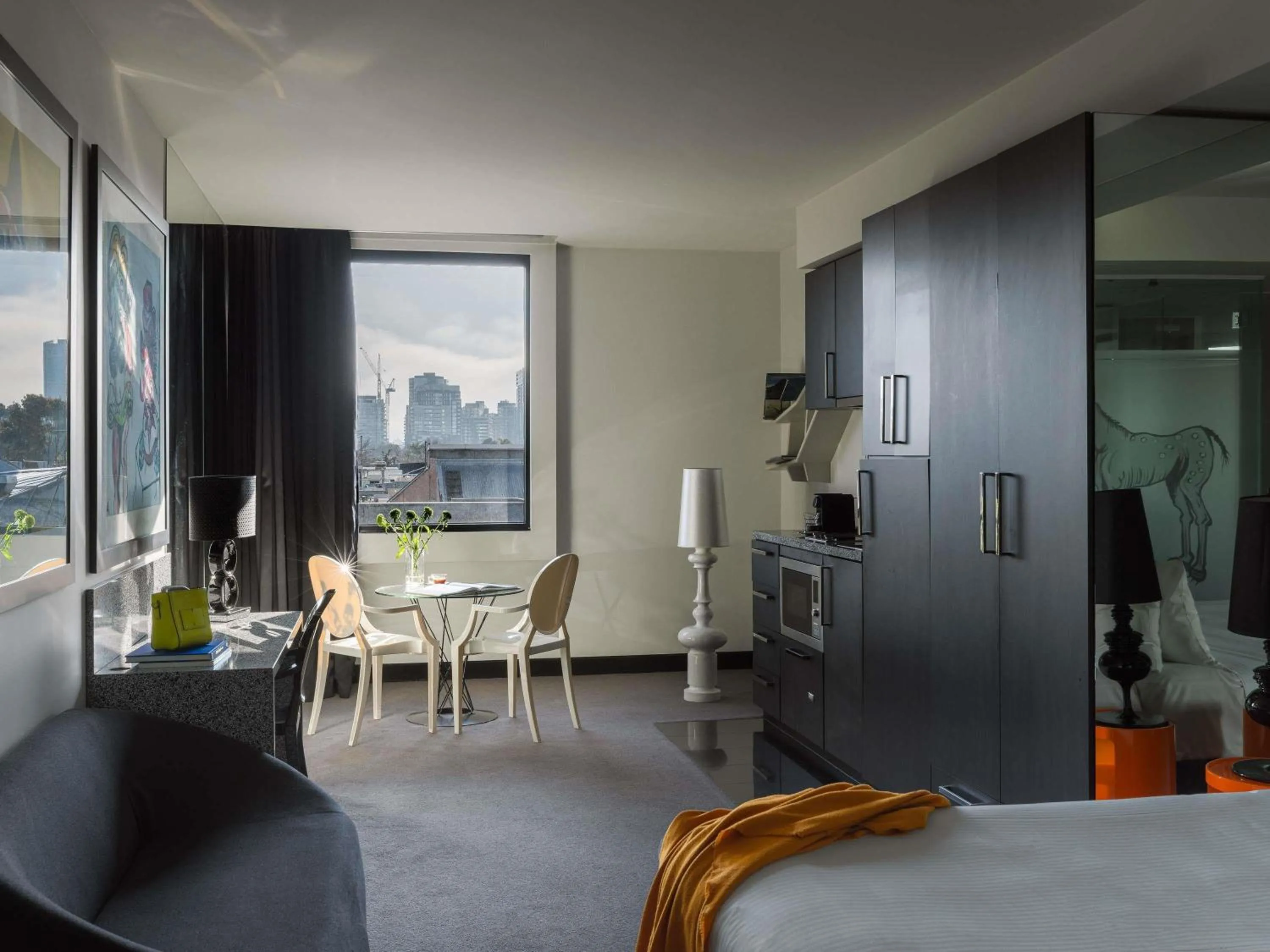 Bedroom, Bed in The Cullen Melbourne - Art Series