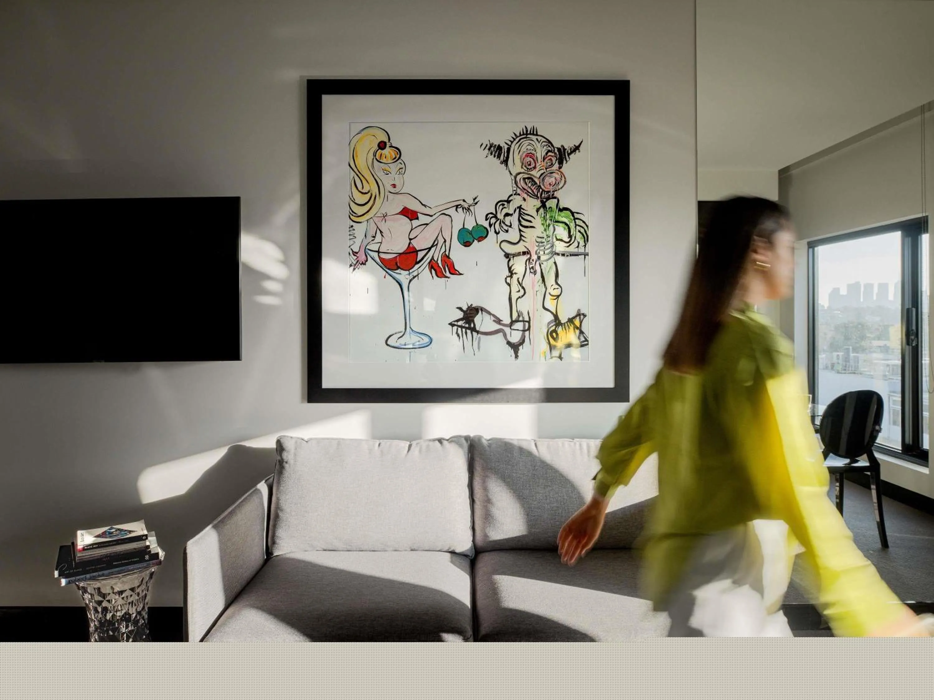 Bedroom in The Cullen Melbourne - Art Series