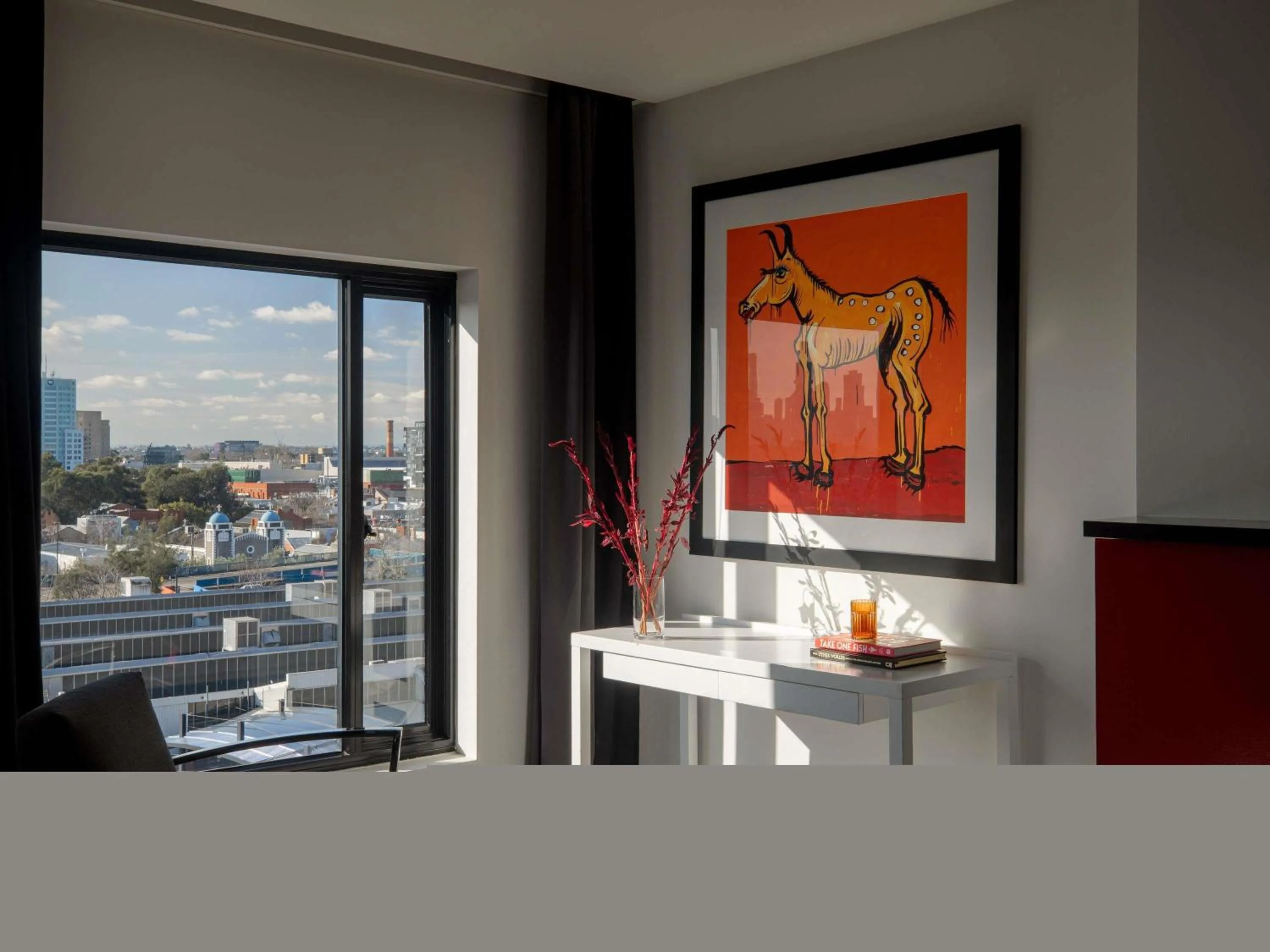 Bedroom in The Cullen Melbourne - Art Series