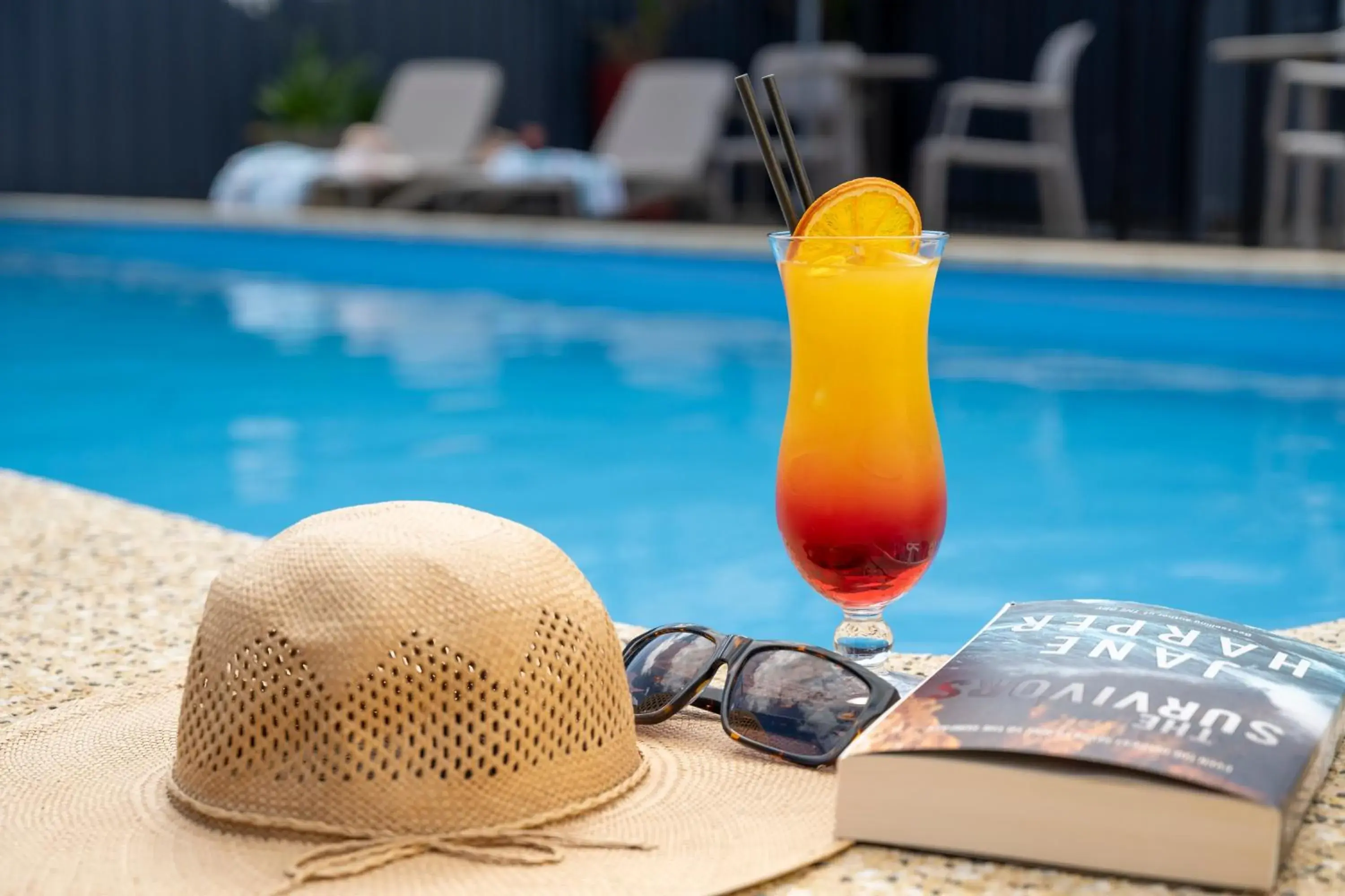 Pool view in Ozone Hotel Kangaroo Island Pool view in Ozone Hotel Kangaroo Island