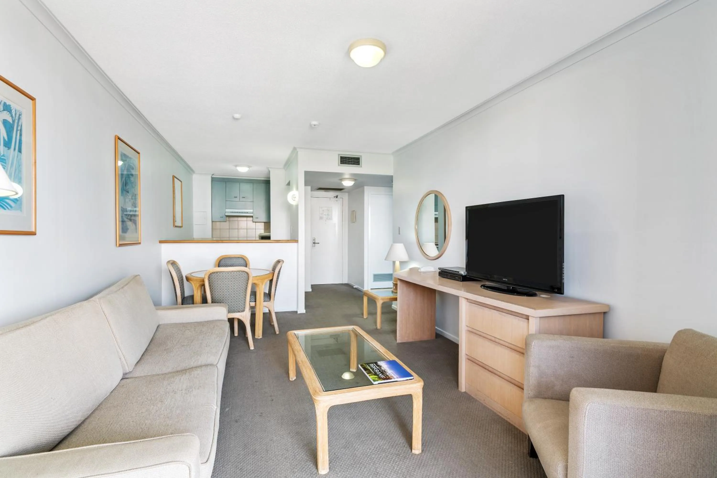 Living room in Dockside Brisbane