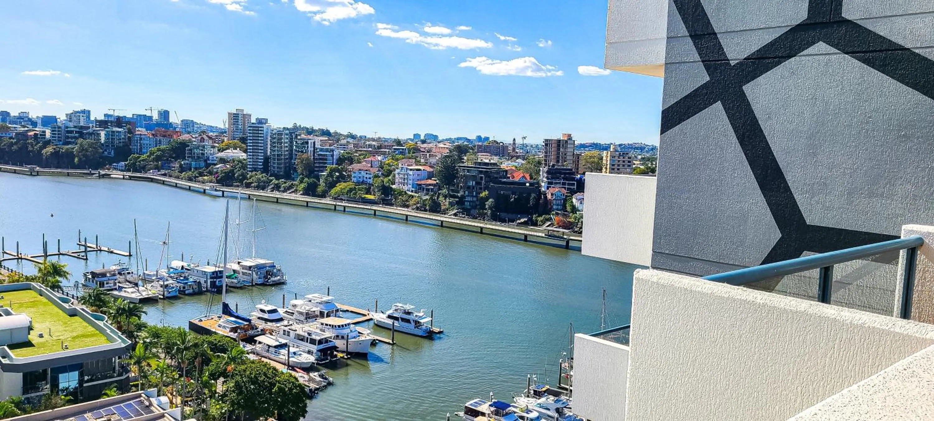 River view in Dockside Brisbane