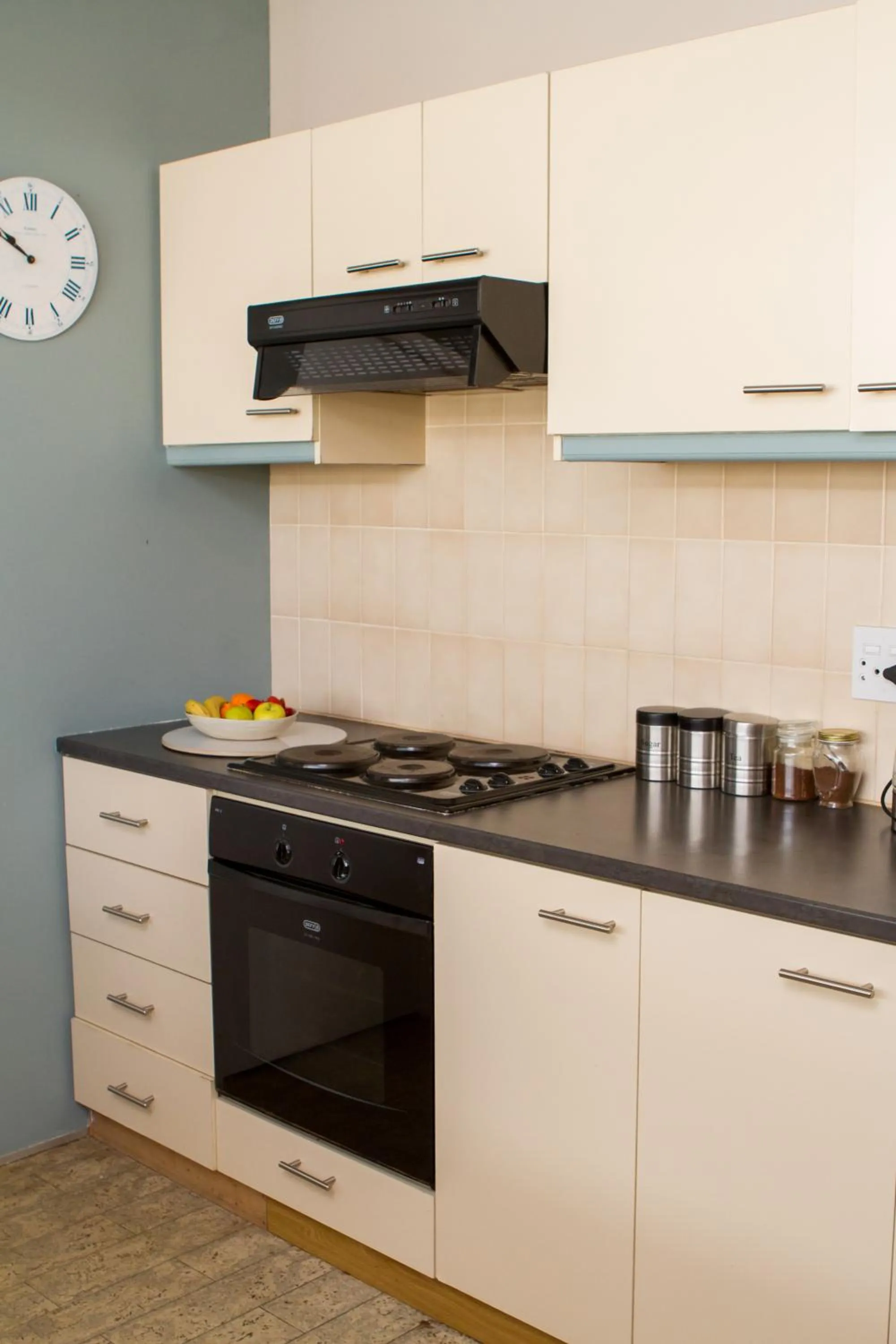 Communal kitchen in Cherry Berry Lodge