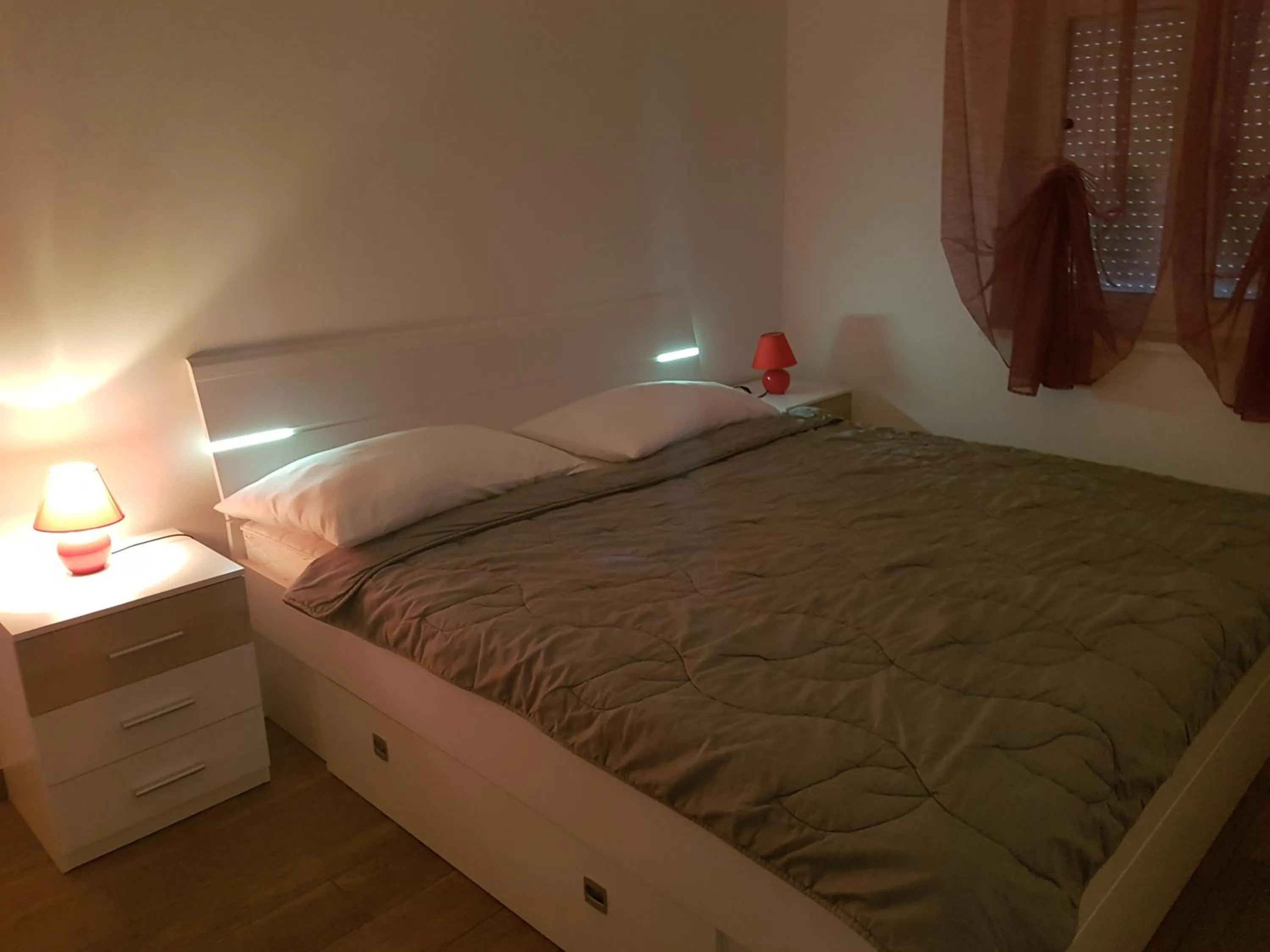 Bed in Apartments Tereza