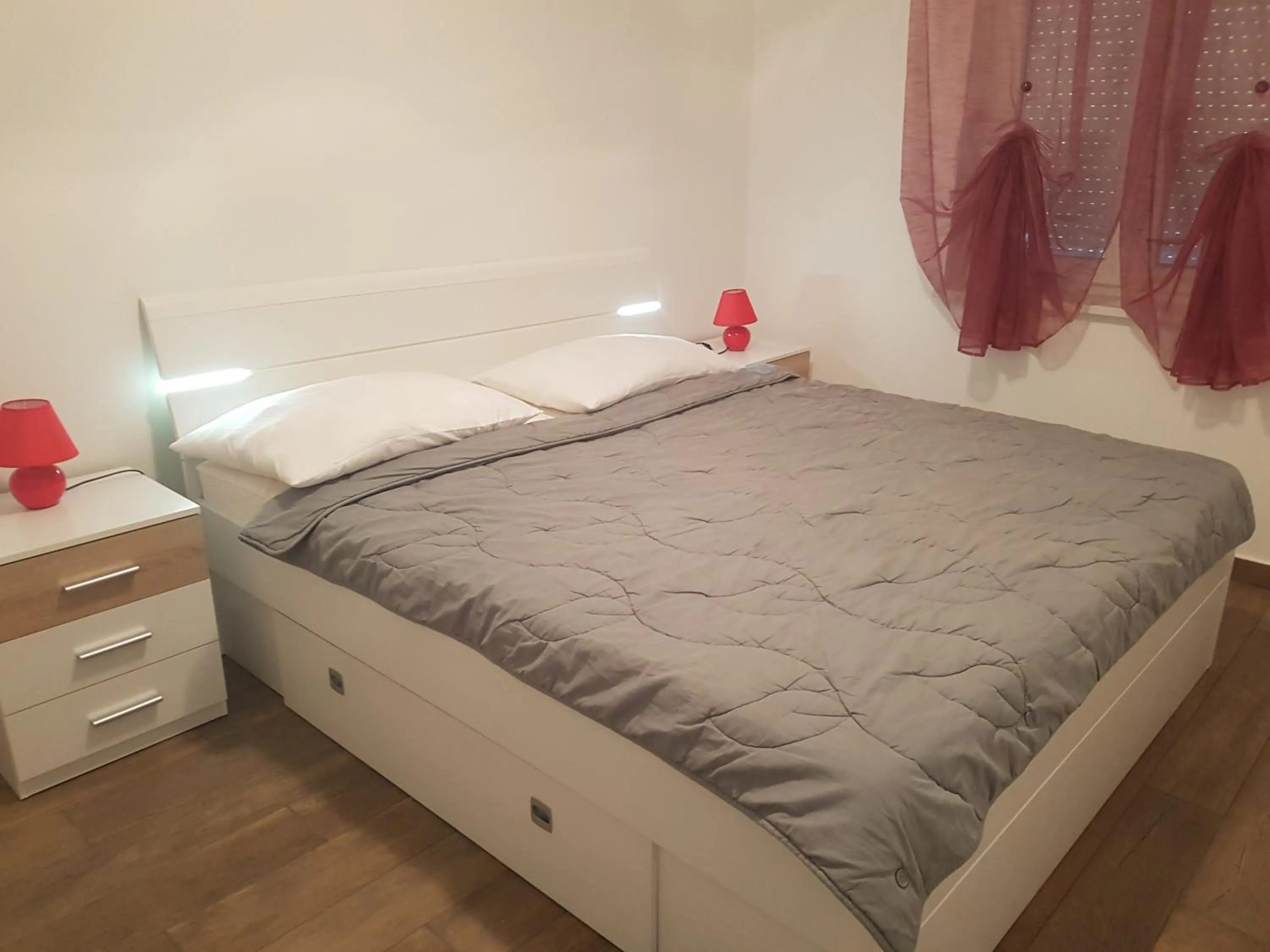 Bed in Apartments Tereza