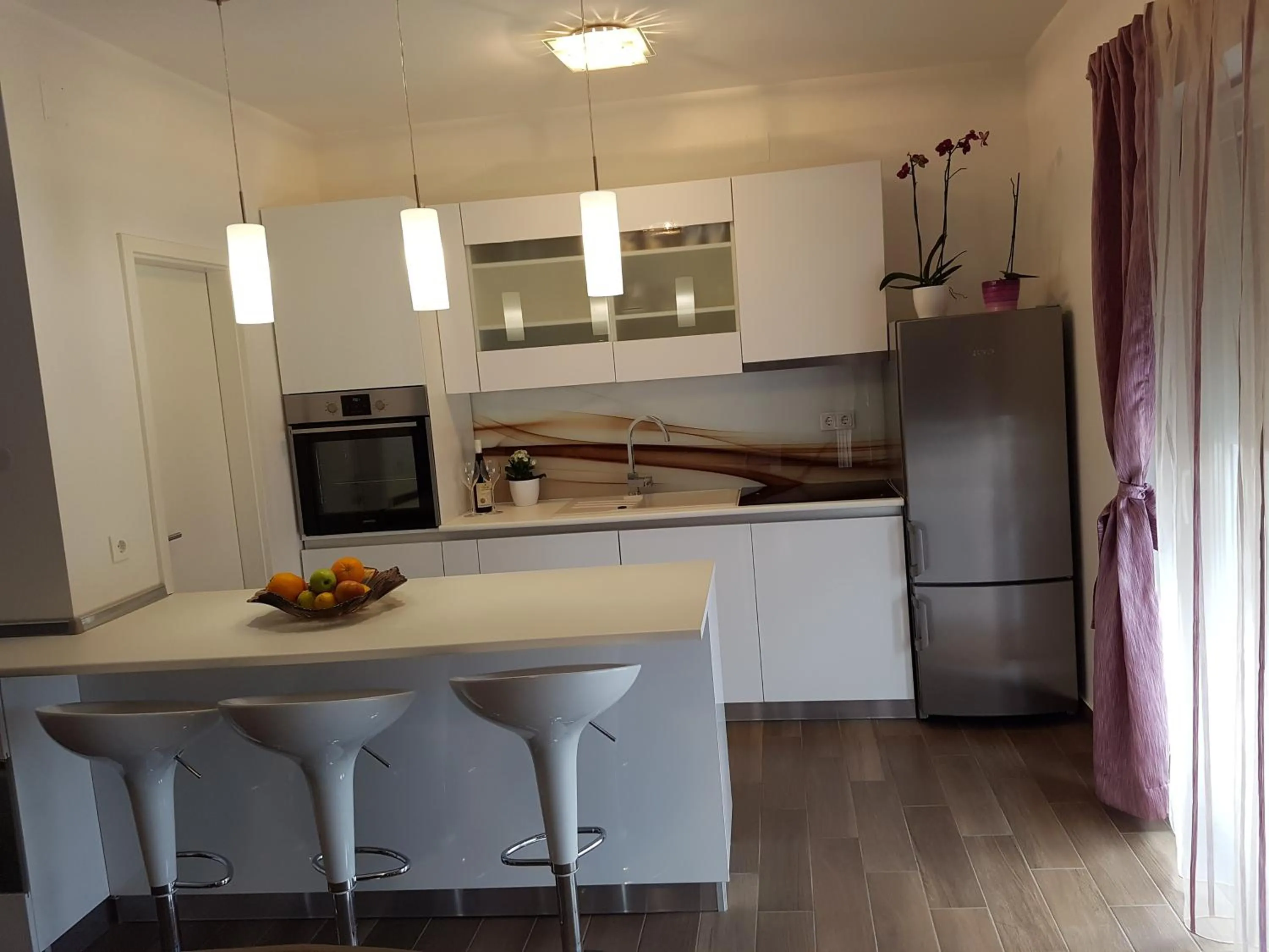 Kitchen or kitchenette in Apartments Tereza