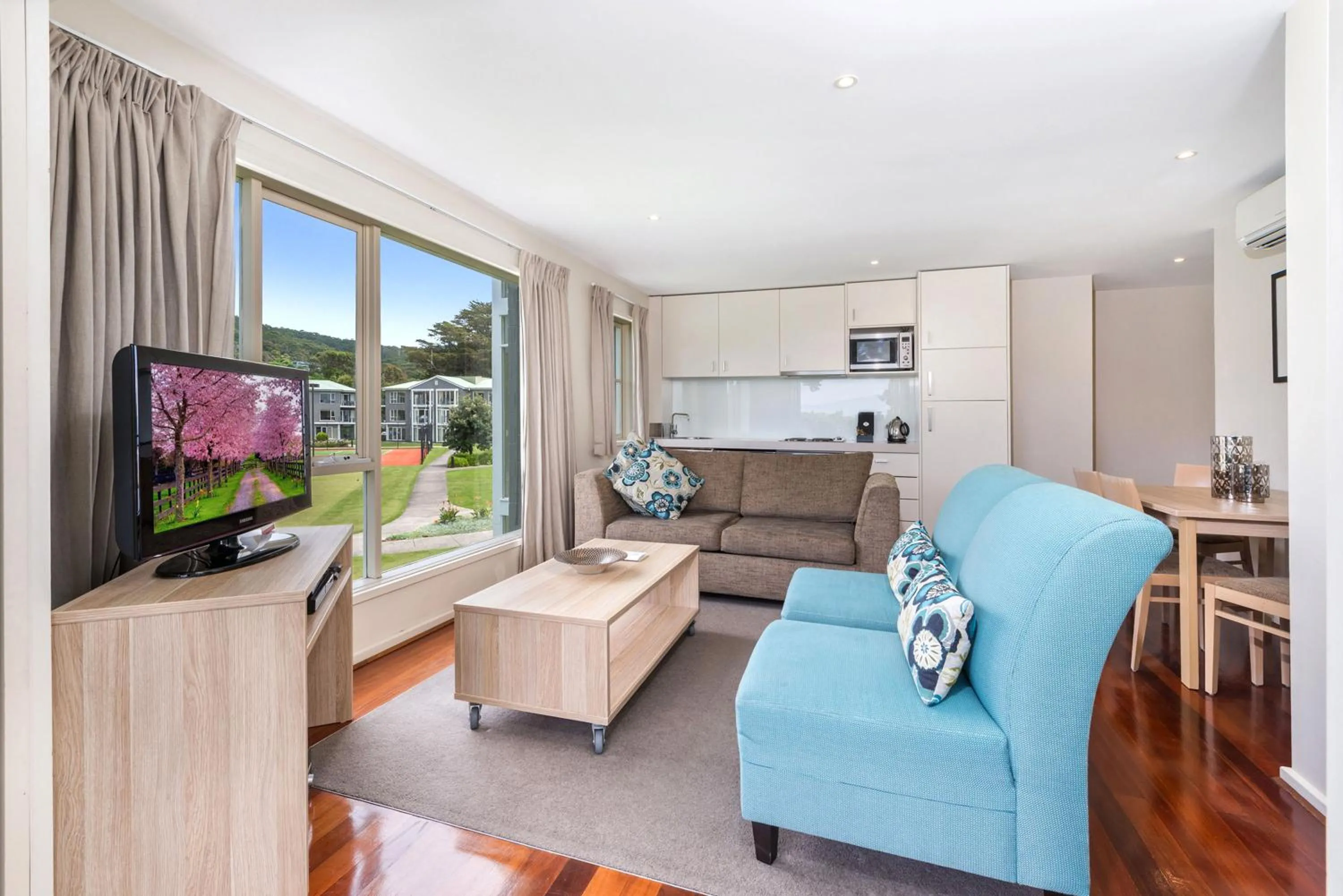 Living room in Mantra Lorne