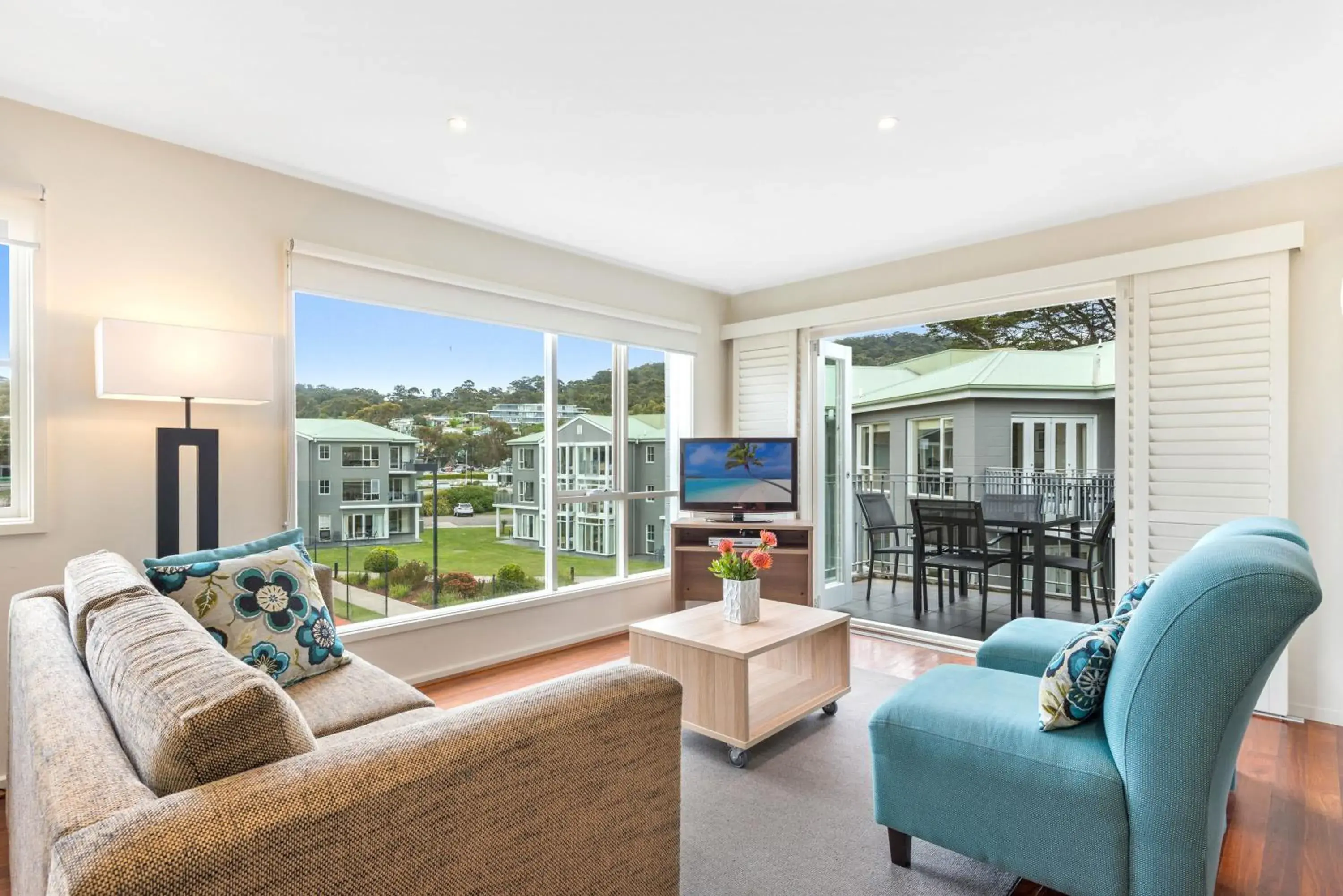 Living room in Mantra Lorne Living room in Mantra Lorne