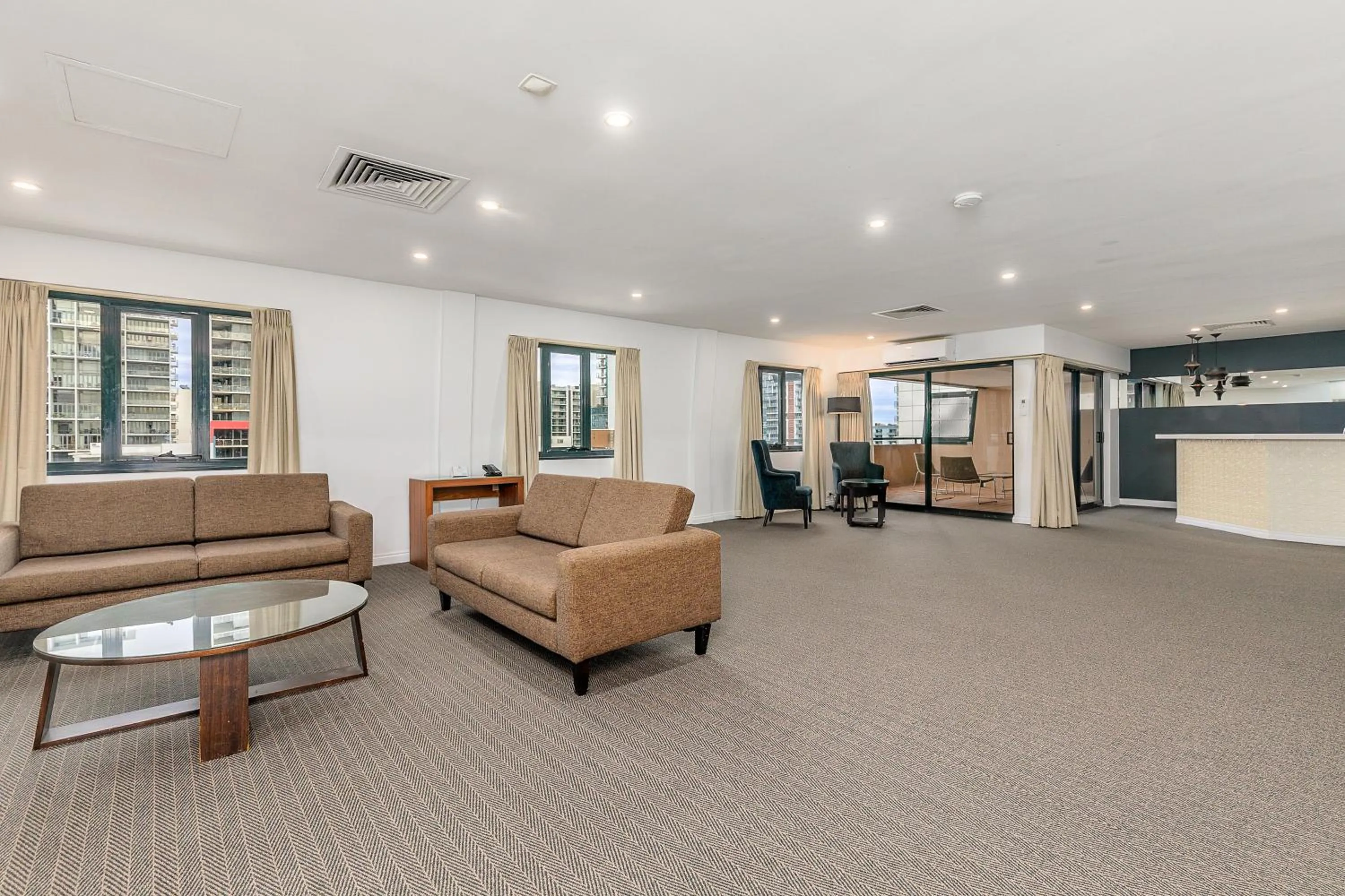 Living room in Mantra on Hay Perth