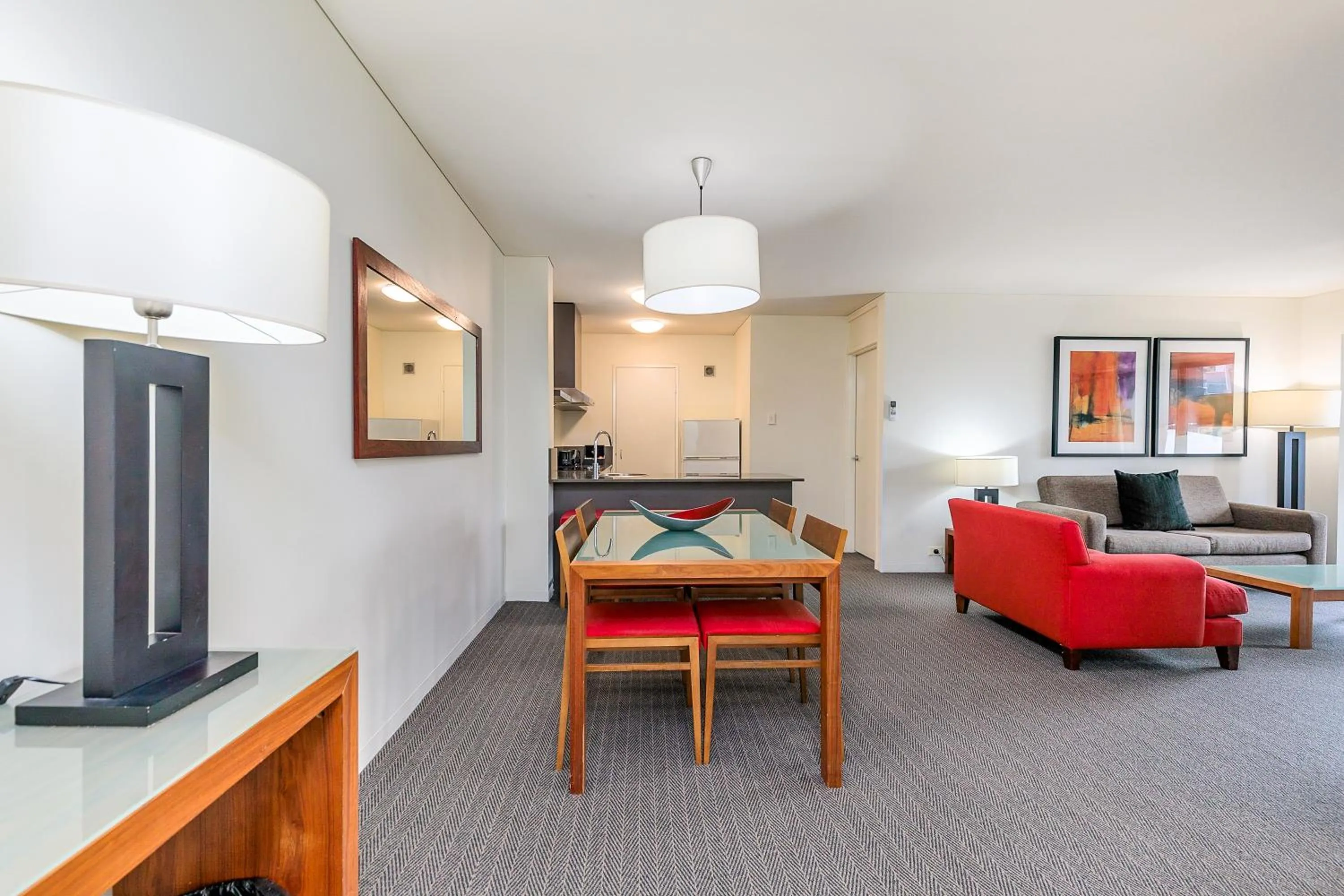 Living room in Mantra on Hay Perth