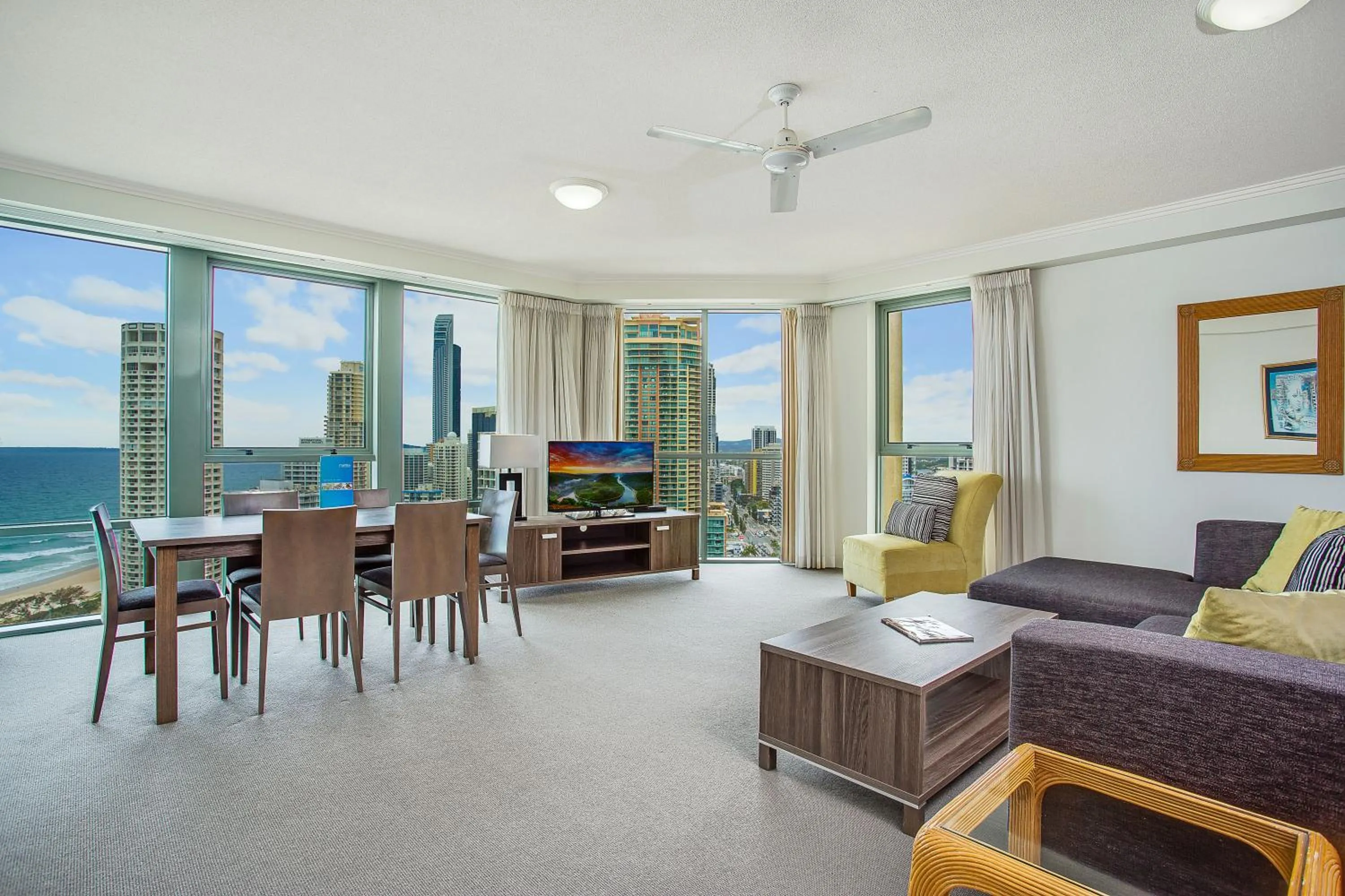 Living room in Mantra Sun City