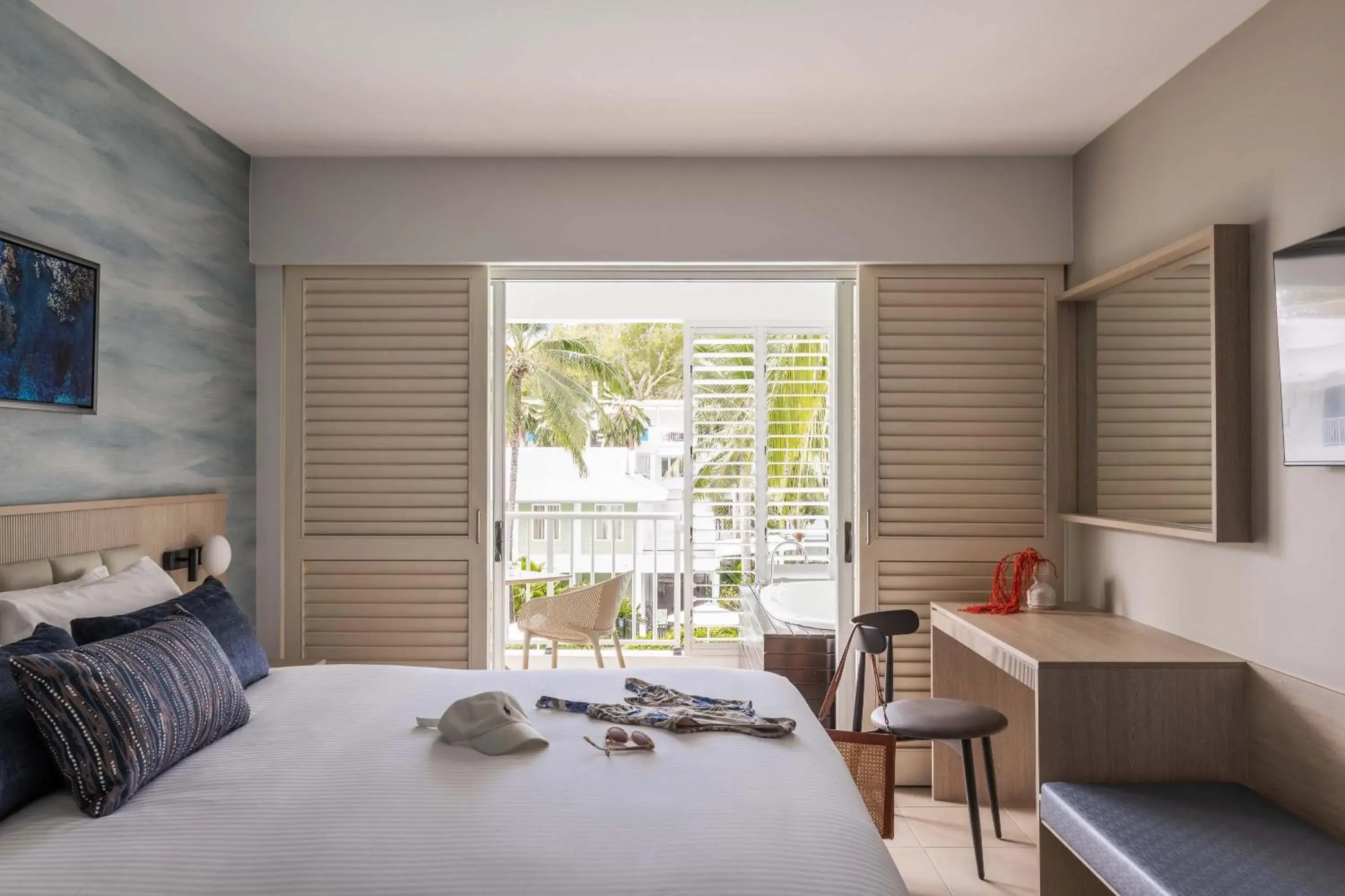 Bed in Peppers Beach Club & Spa Bed in Peppers Beach Club & Spa