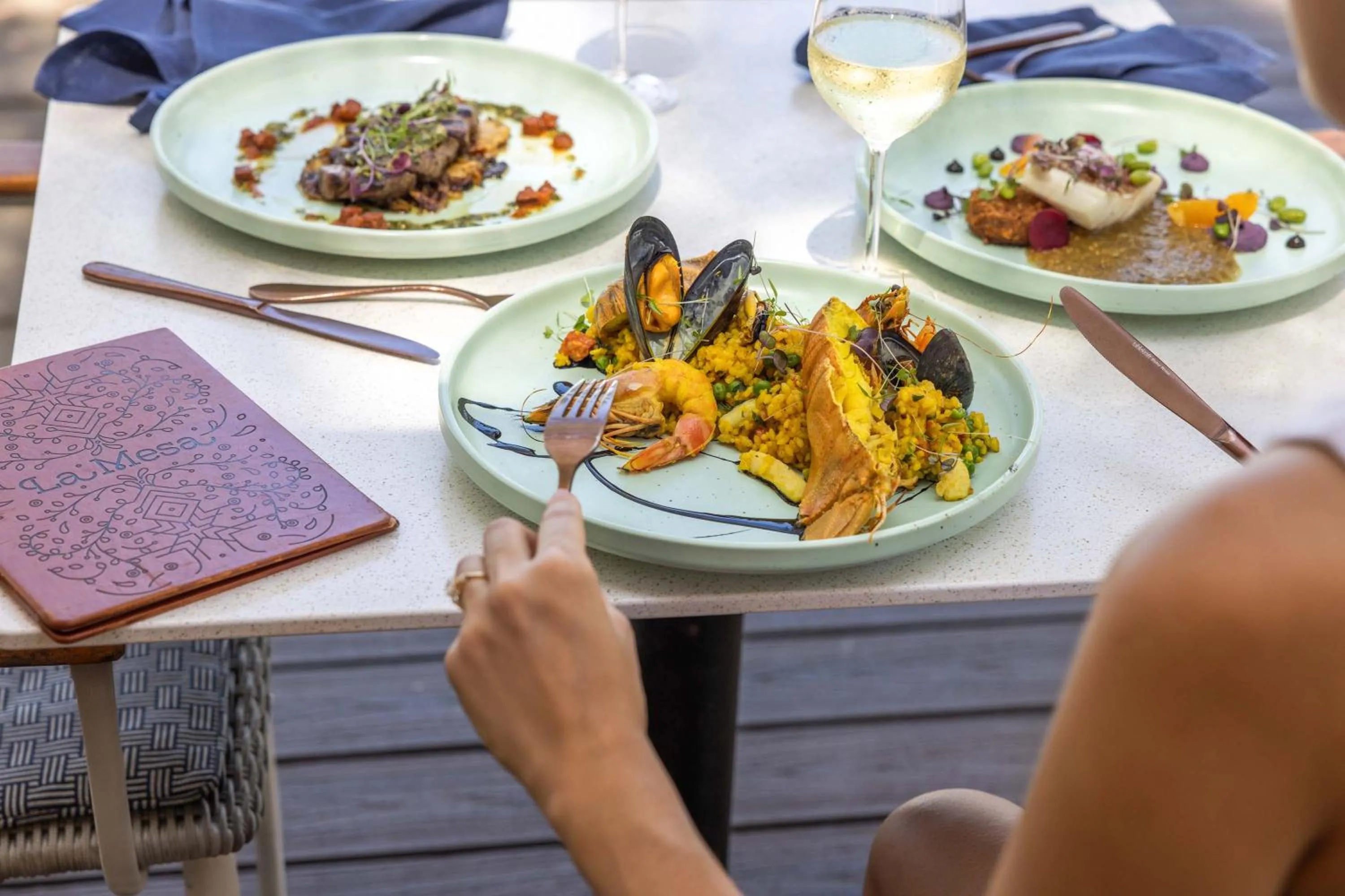 Restaurant/places to eat in Peppers Beach Club & Spa