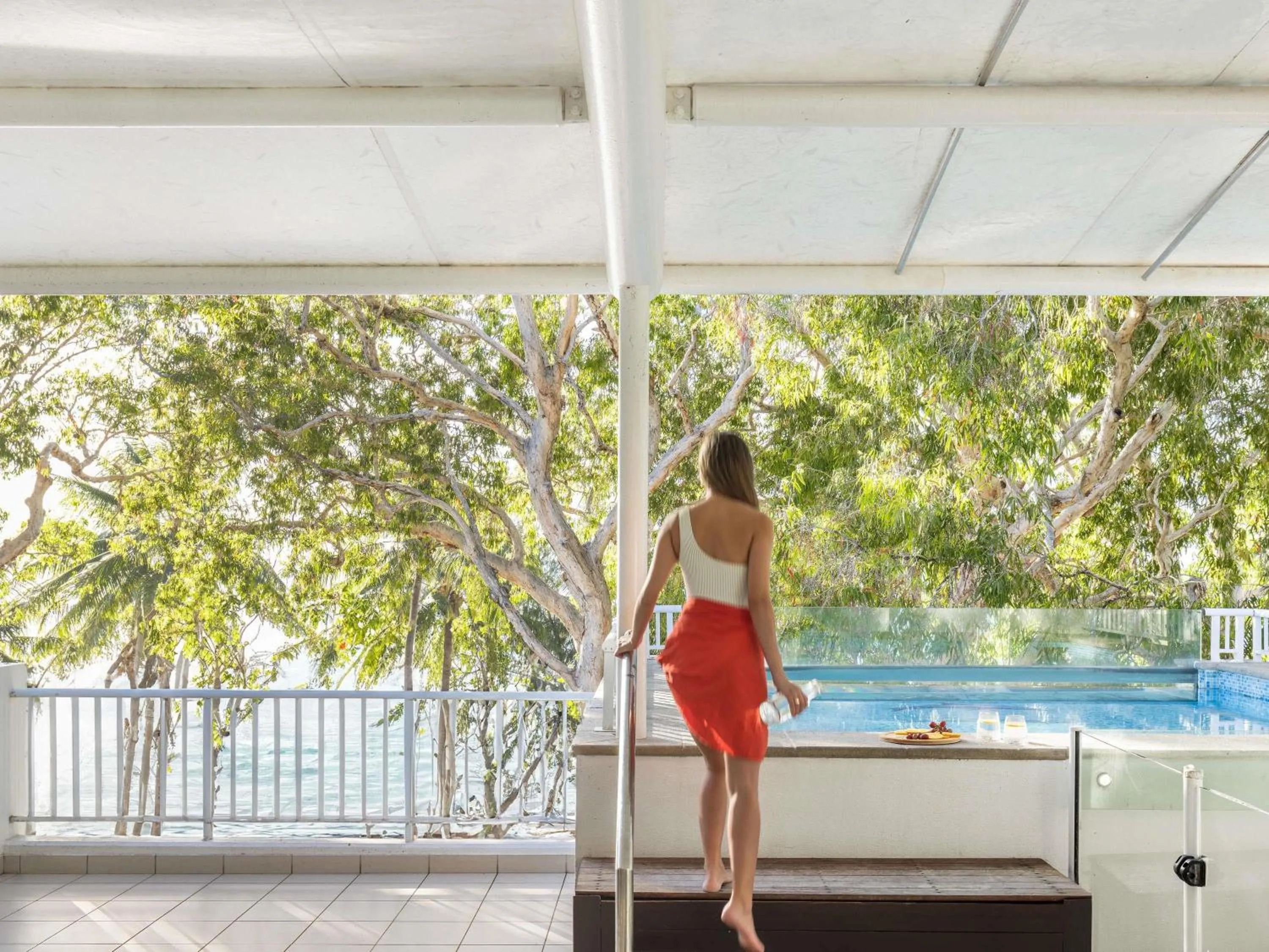 Bedroom in Peppers Beach Club & Spa