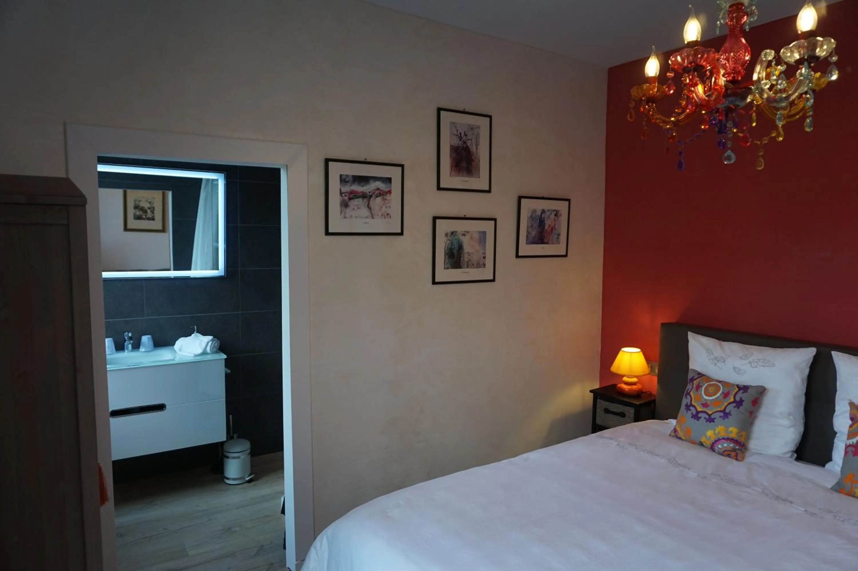 Bedroom, Bed in Le Clos des Troubadours