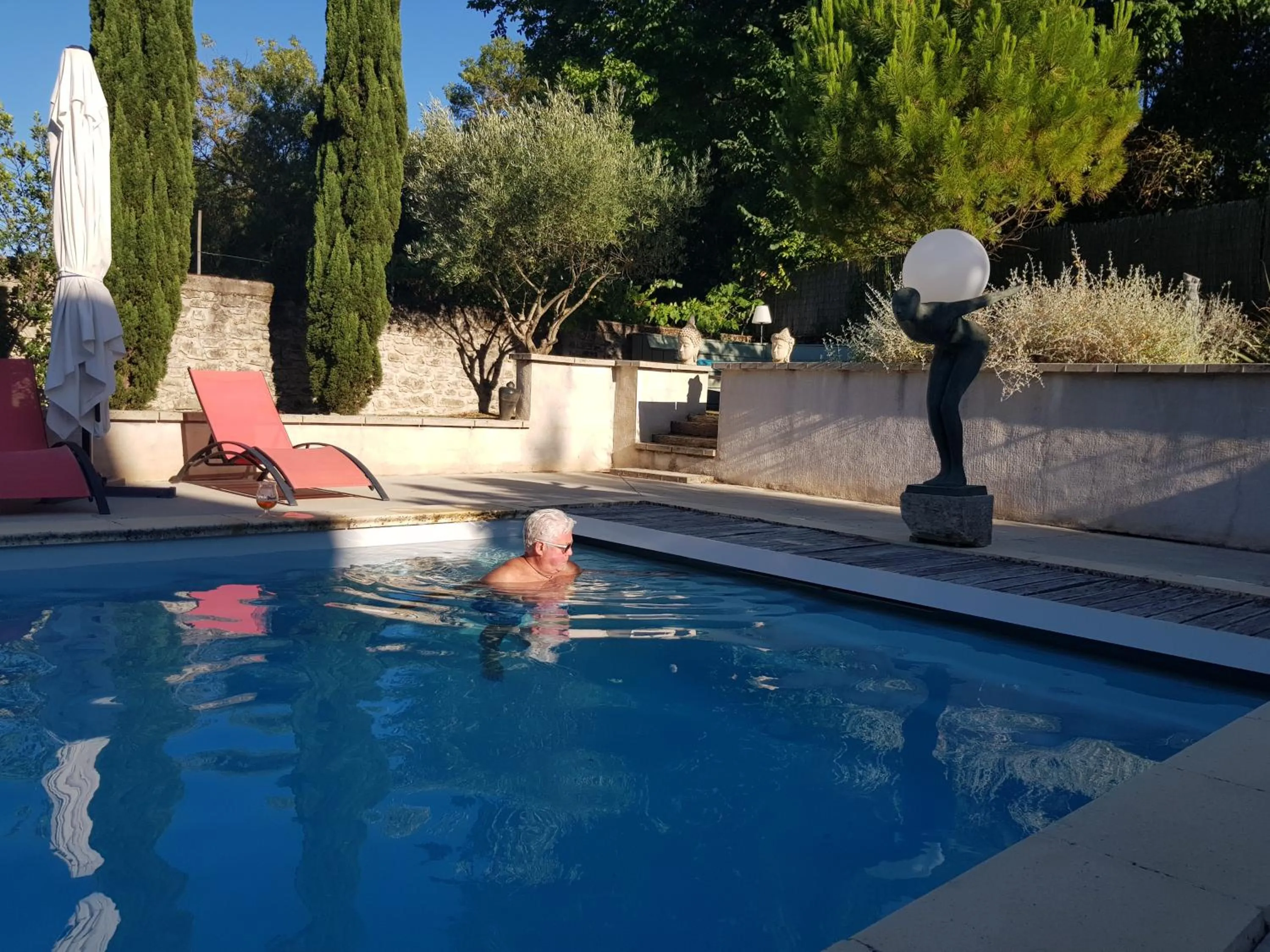 Swimming pool in Le Clos des Troubadours