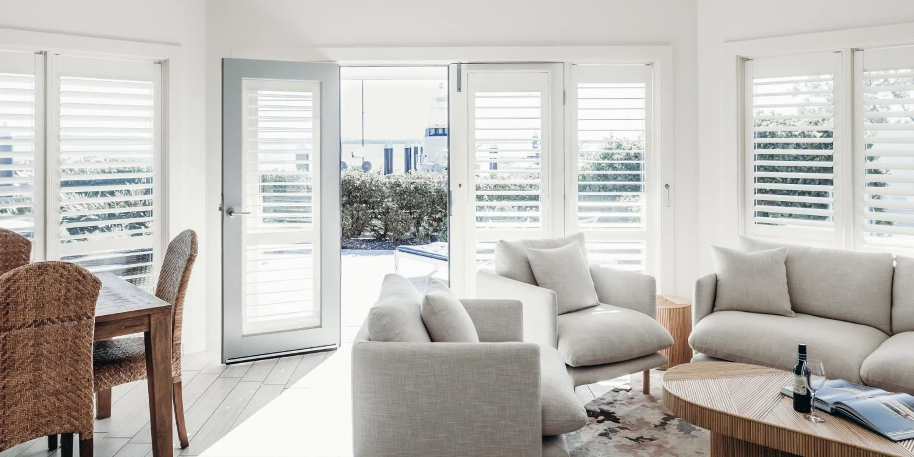 Living room in Anchorage Port Stephens