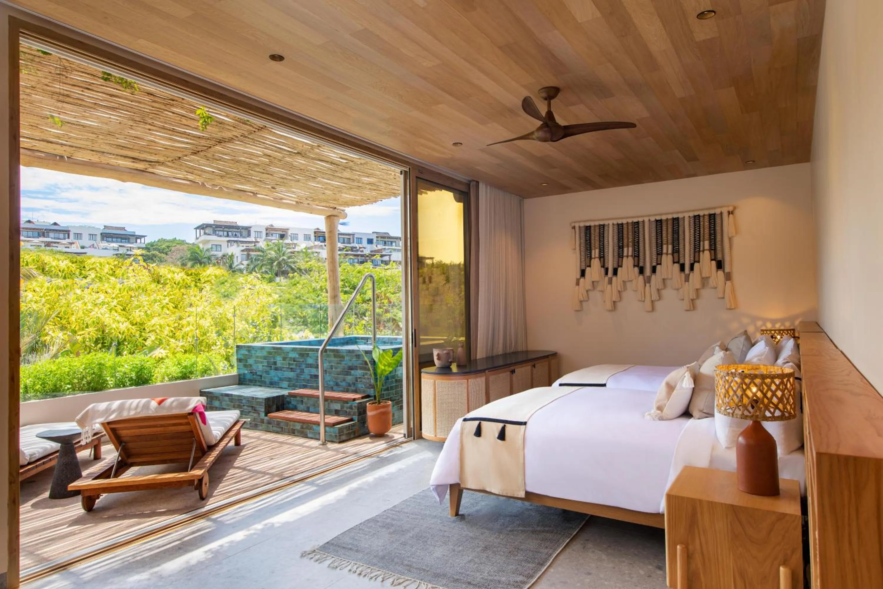 View (from property/room), Bed in W Punta de Mita