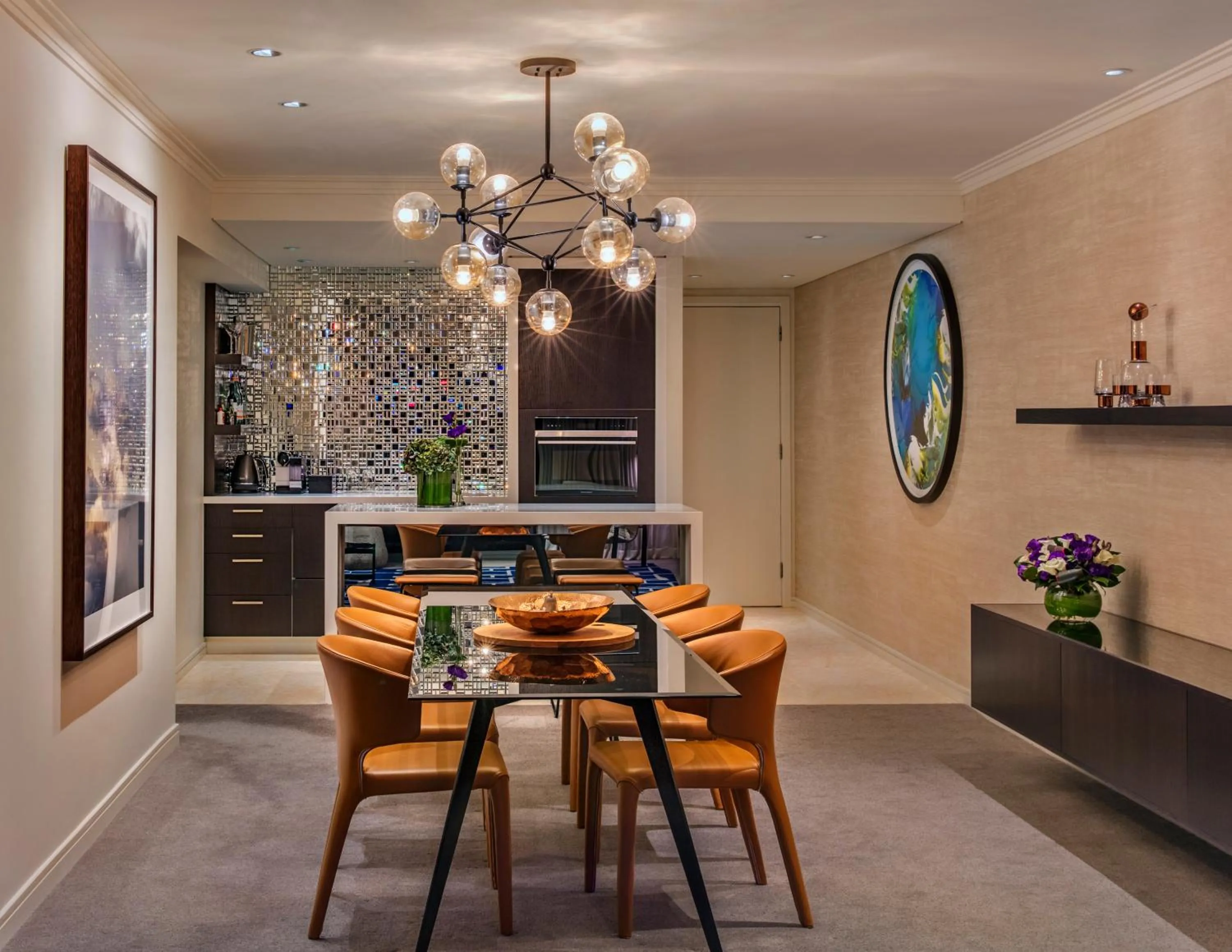 Dining area in The Star Grand Hotel and Residences Sydney