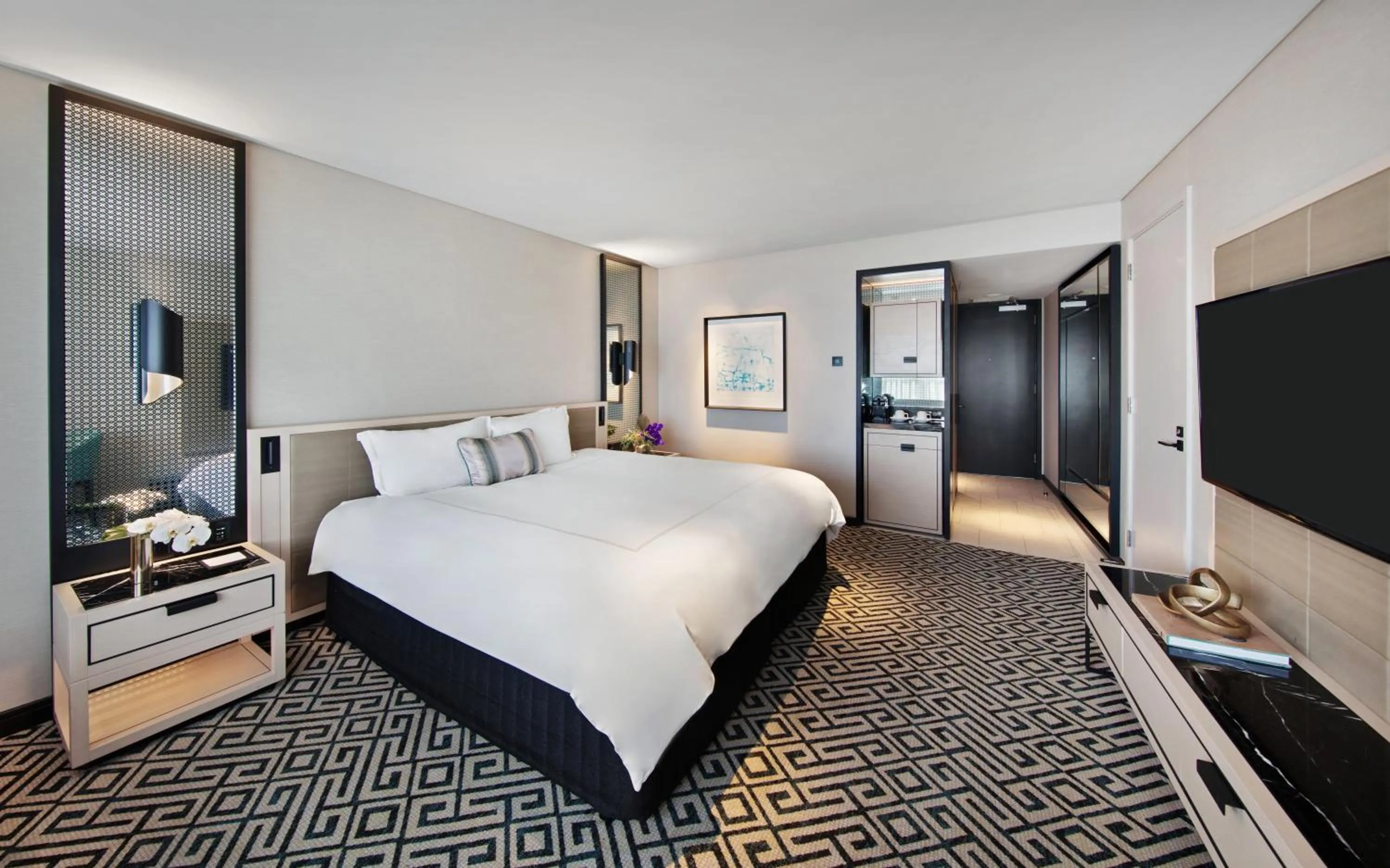 Bed in The Star Grand Hotel and Residences Sydney