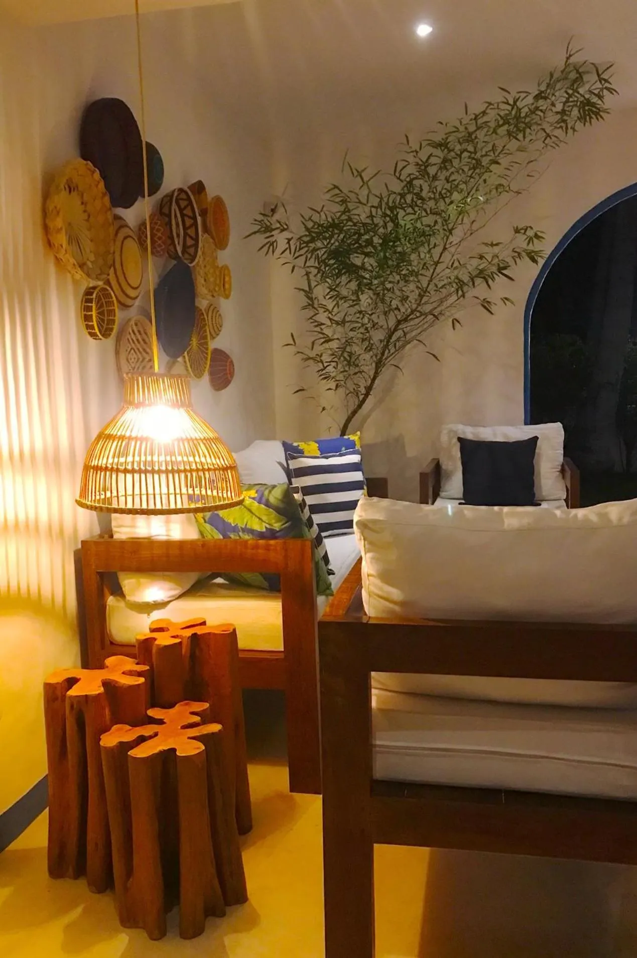 Area and facilities, Bed in Pousada Xuê