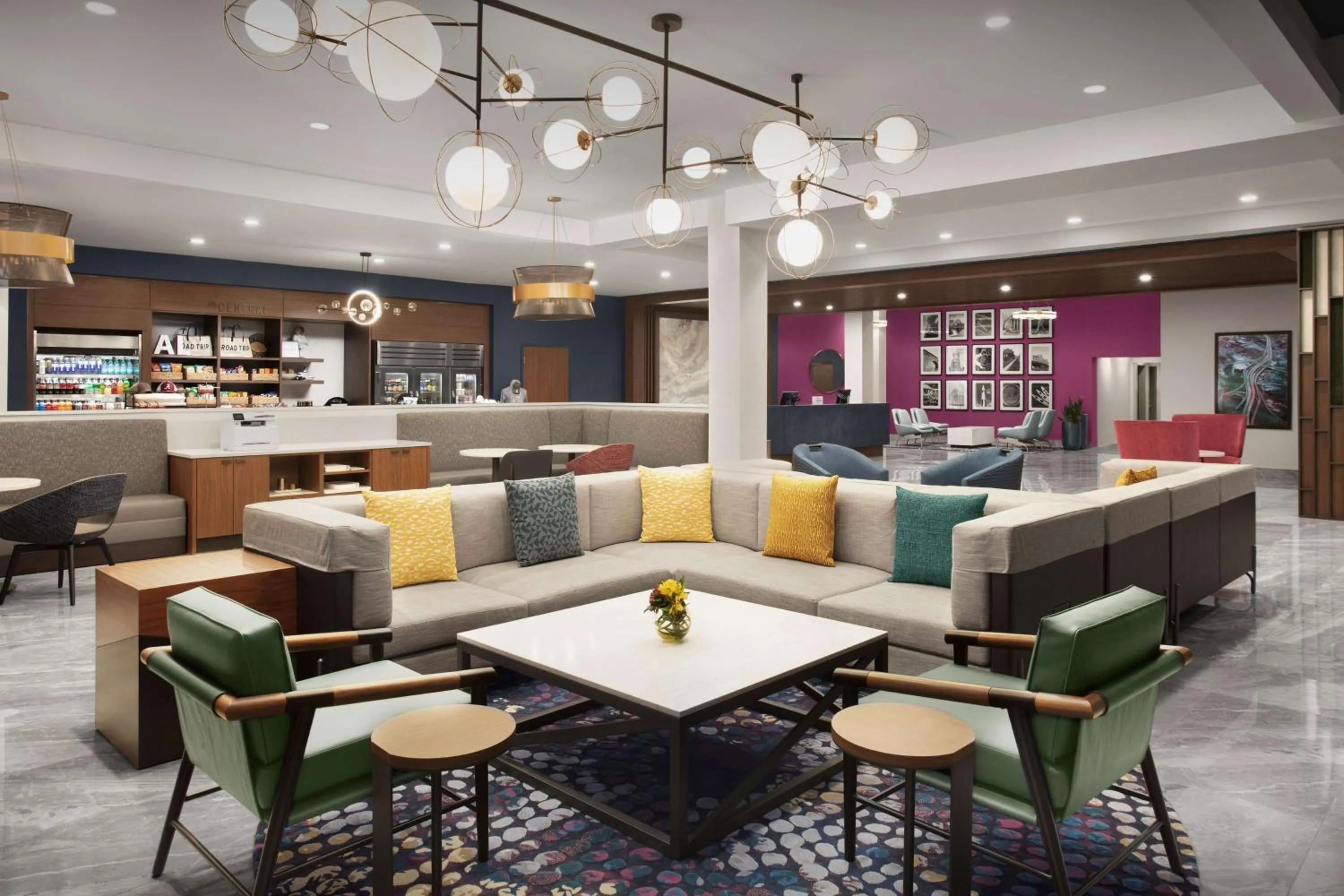 Lobby or reception in Hampton Inn Huntsville/Village of Providence, AL