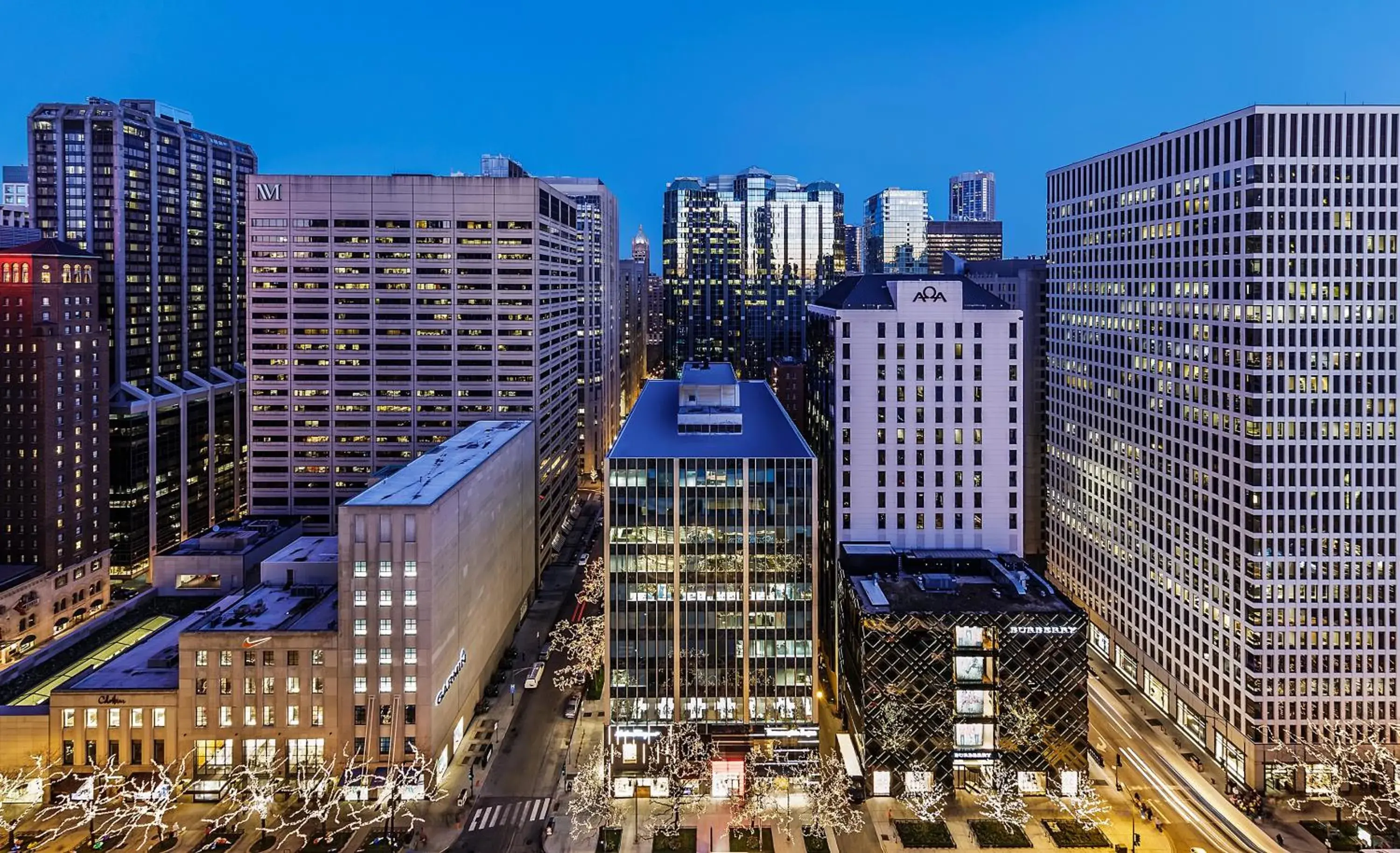 Street view in Conrad Chicago Street view in Conrad Chicago