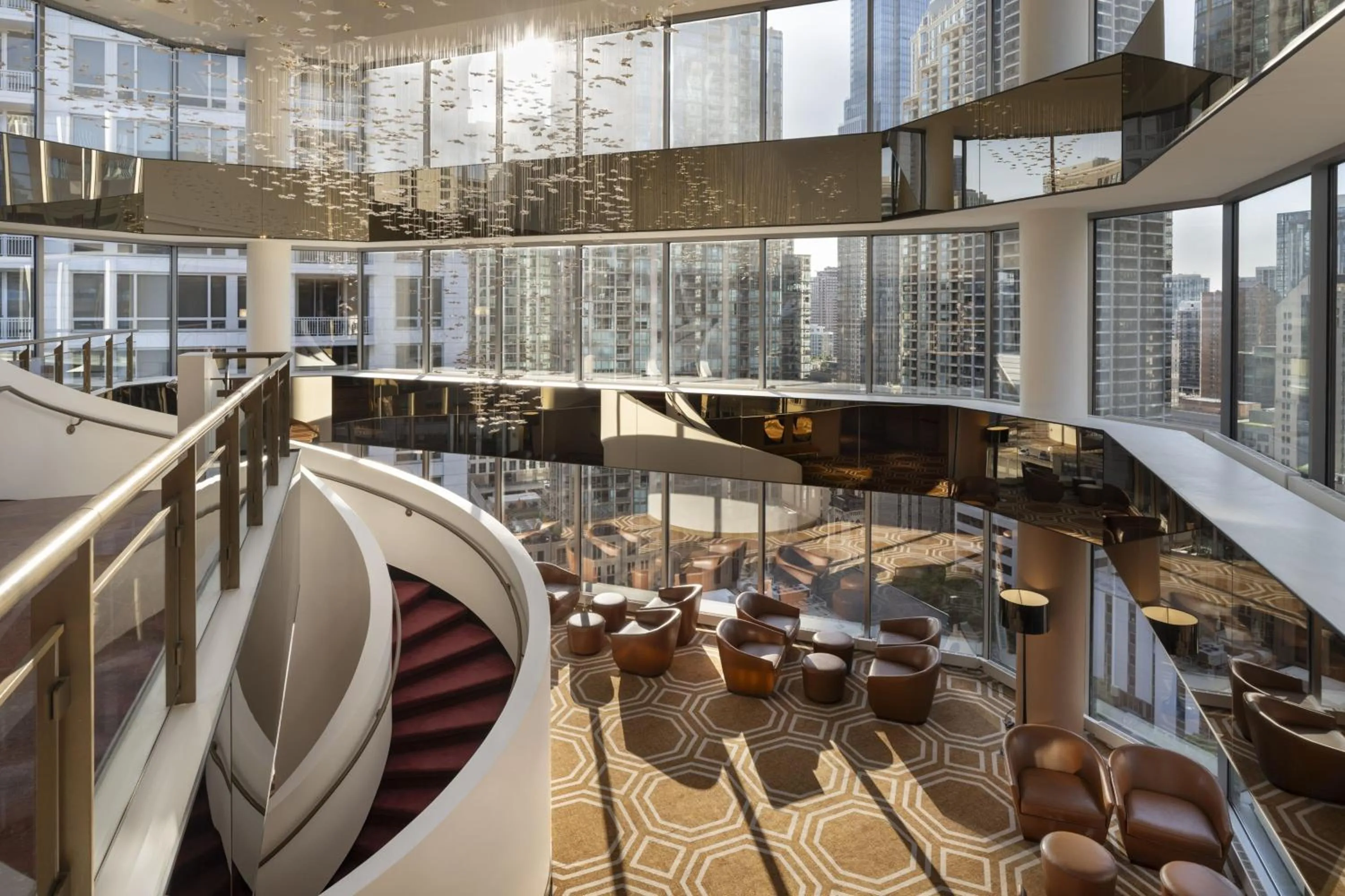 Lobby or reception in Conrad Chicago