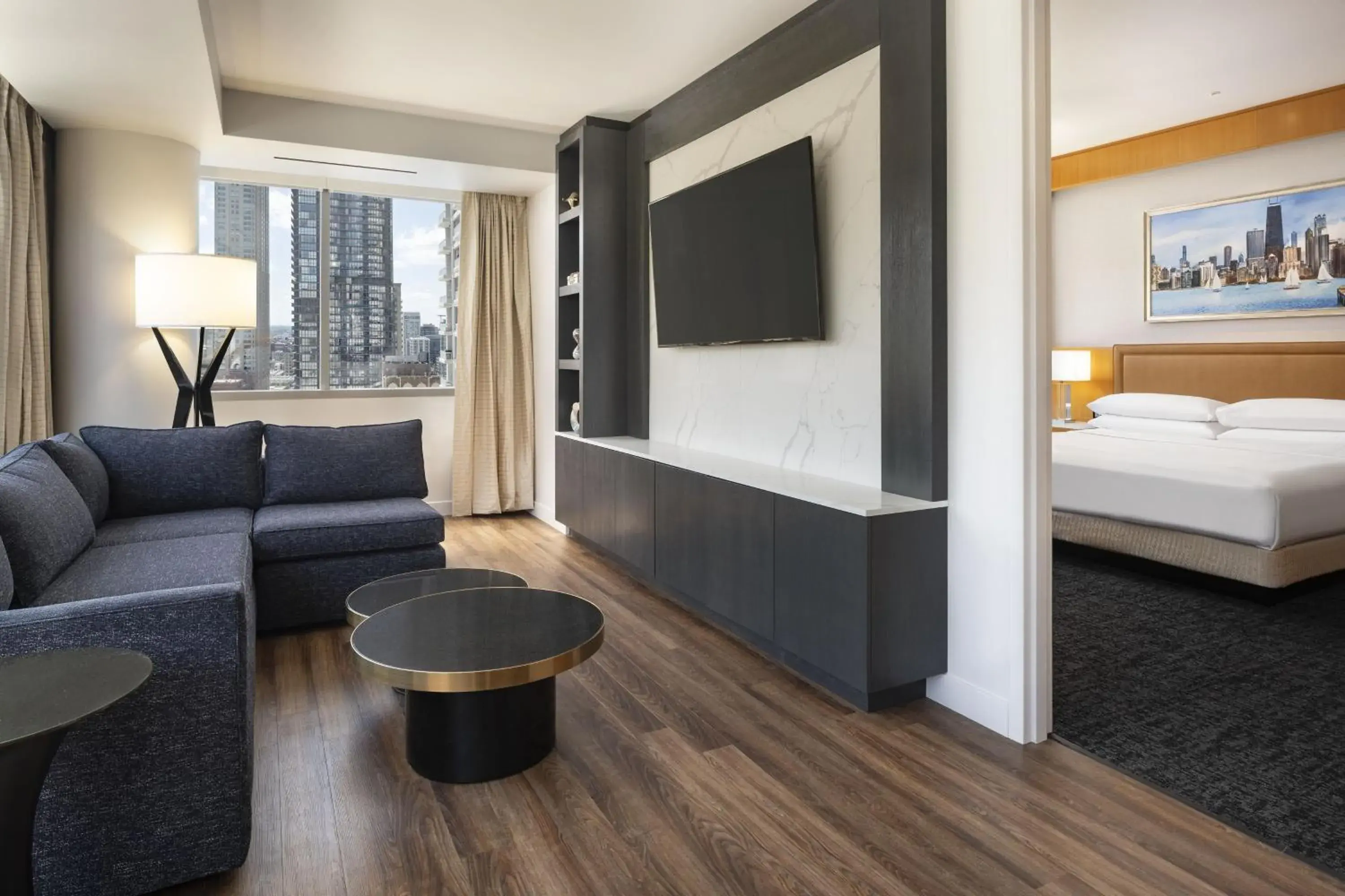 Bedroom, Bed in Conrad Chicago Bedroom, Bed in Conrad Chicago