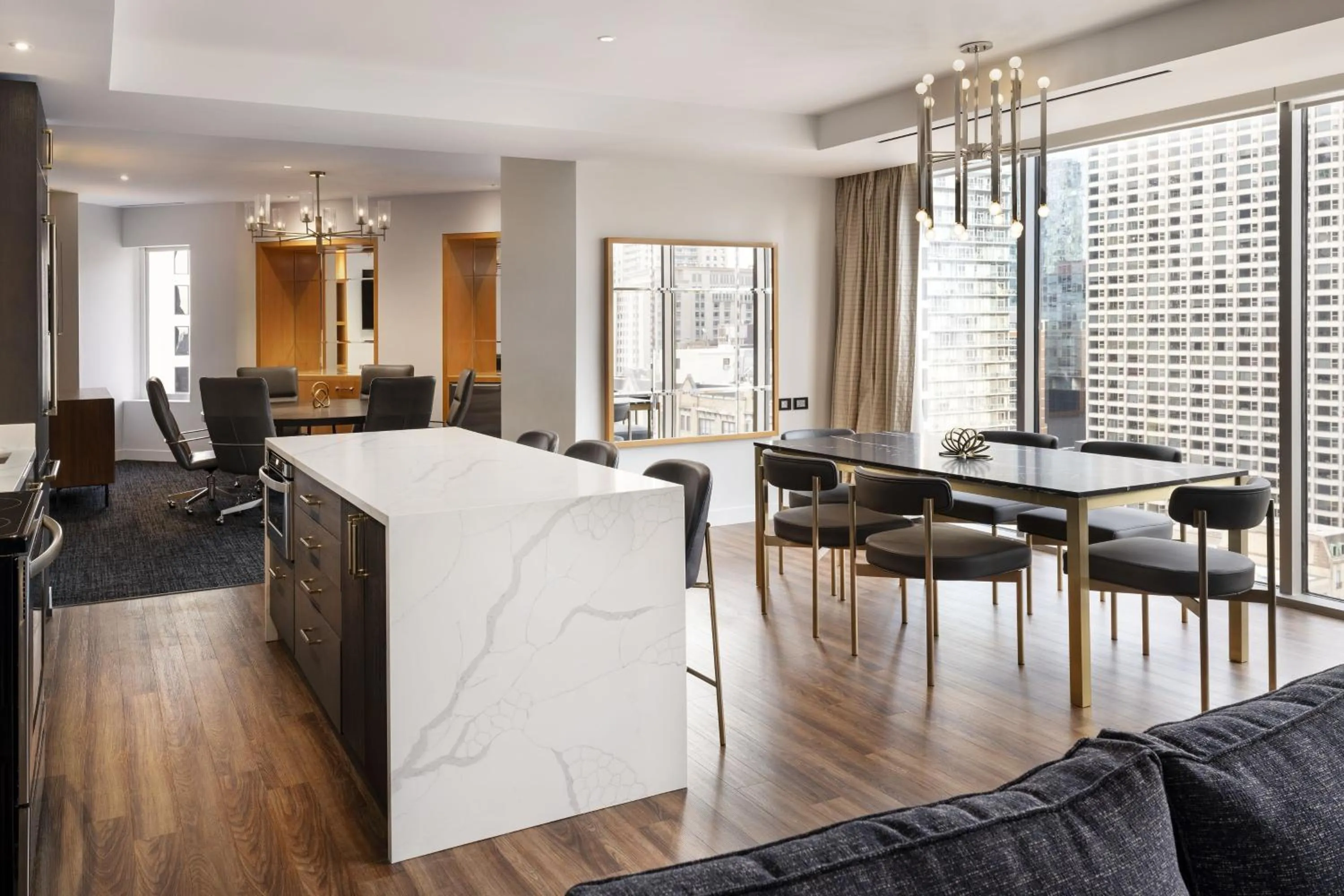 Bedroom in Conrad Chicago