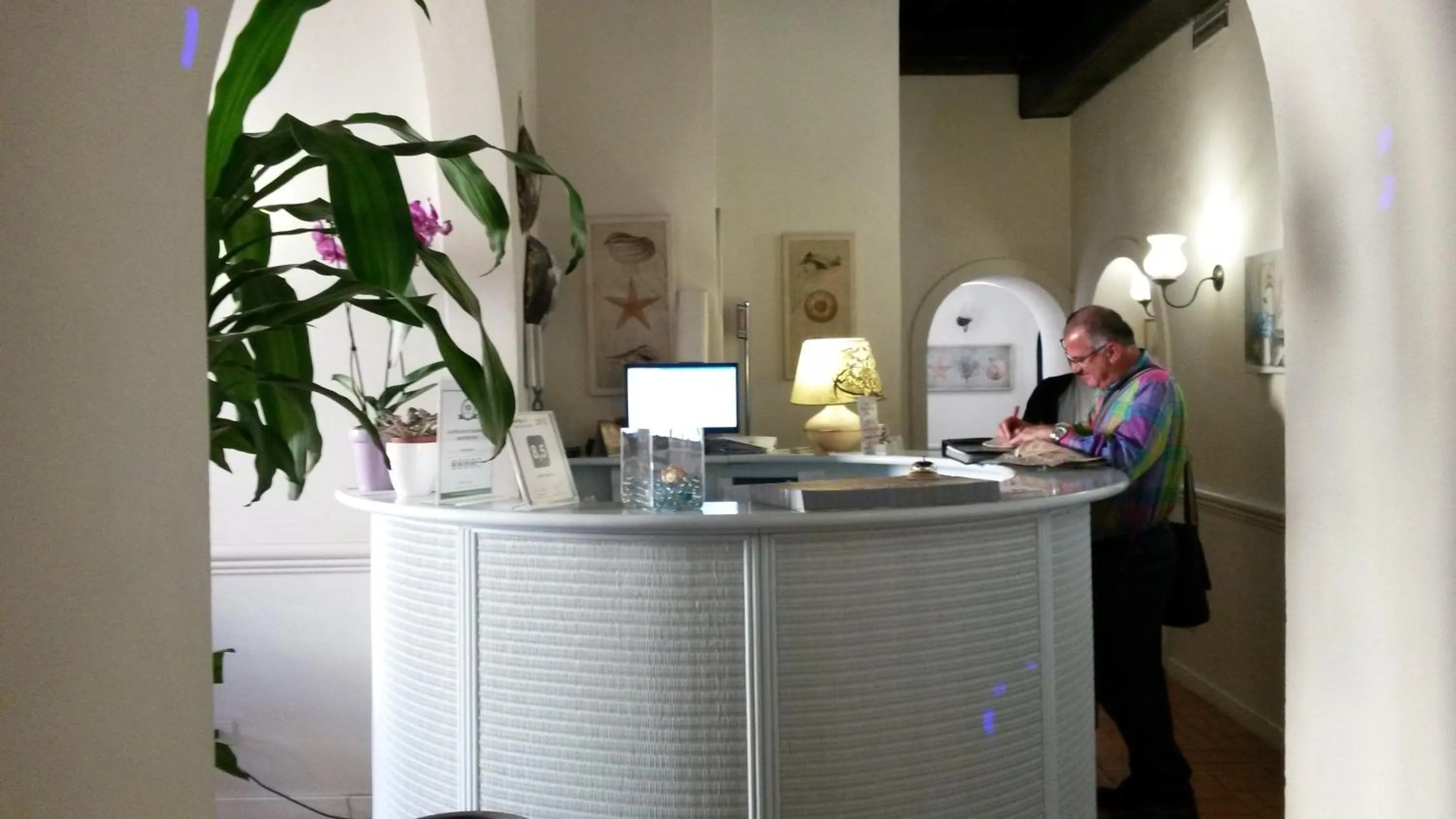 People, Lobby/Reception in Hotel Andreina