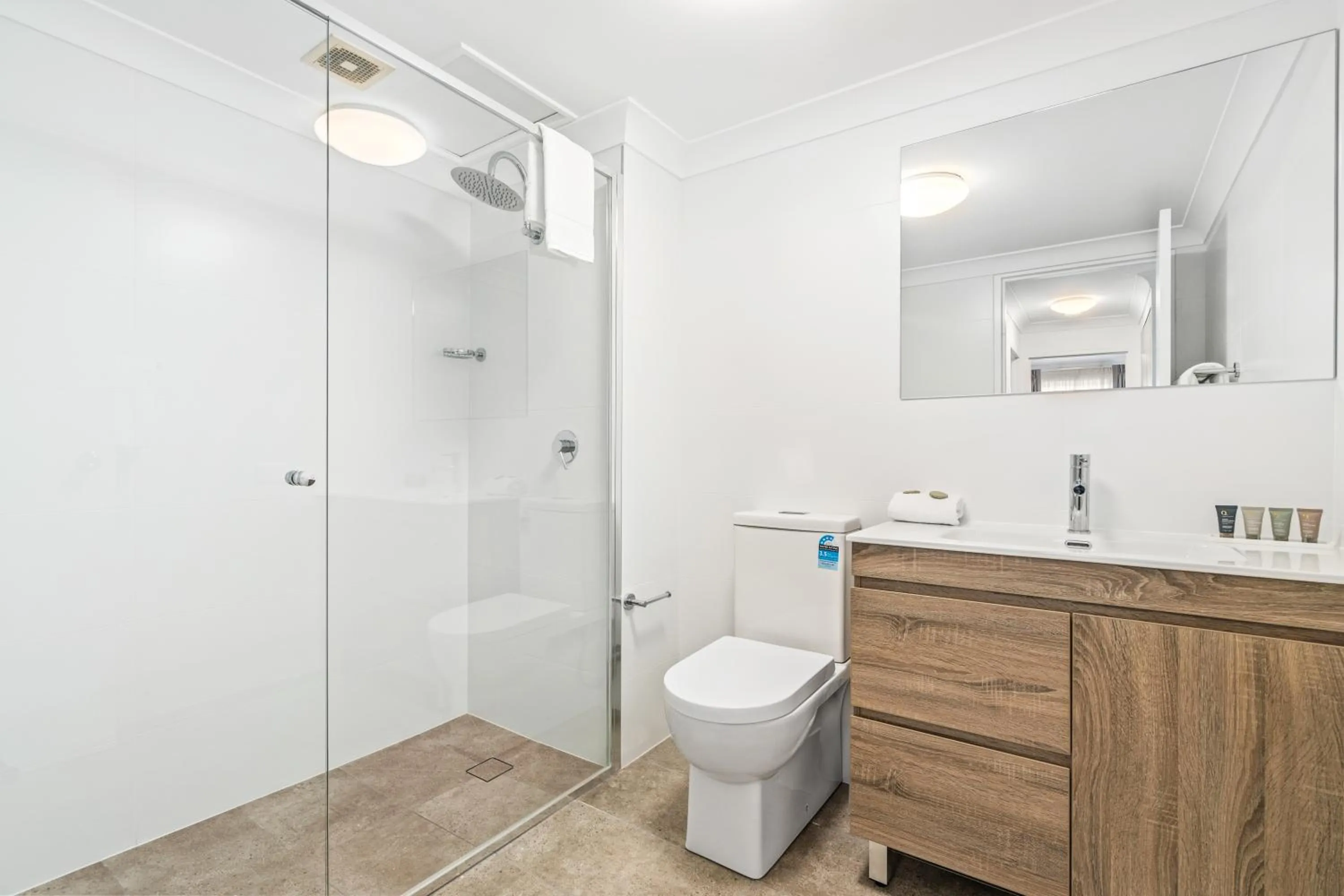 Shower in APX Parramatta