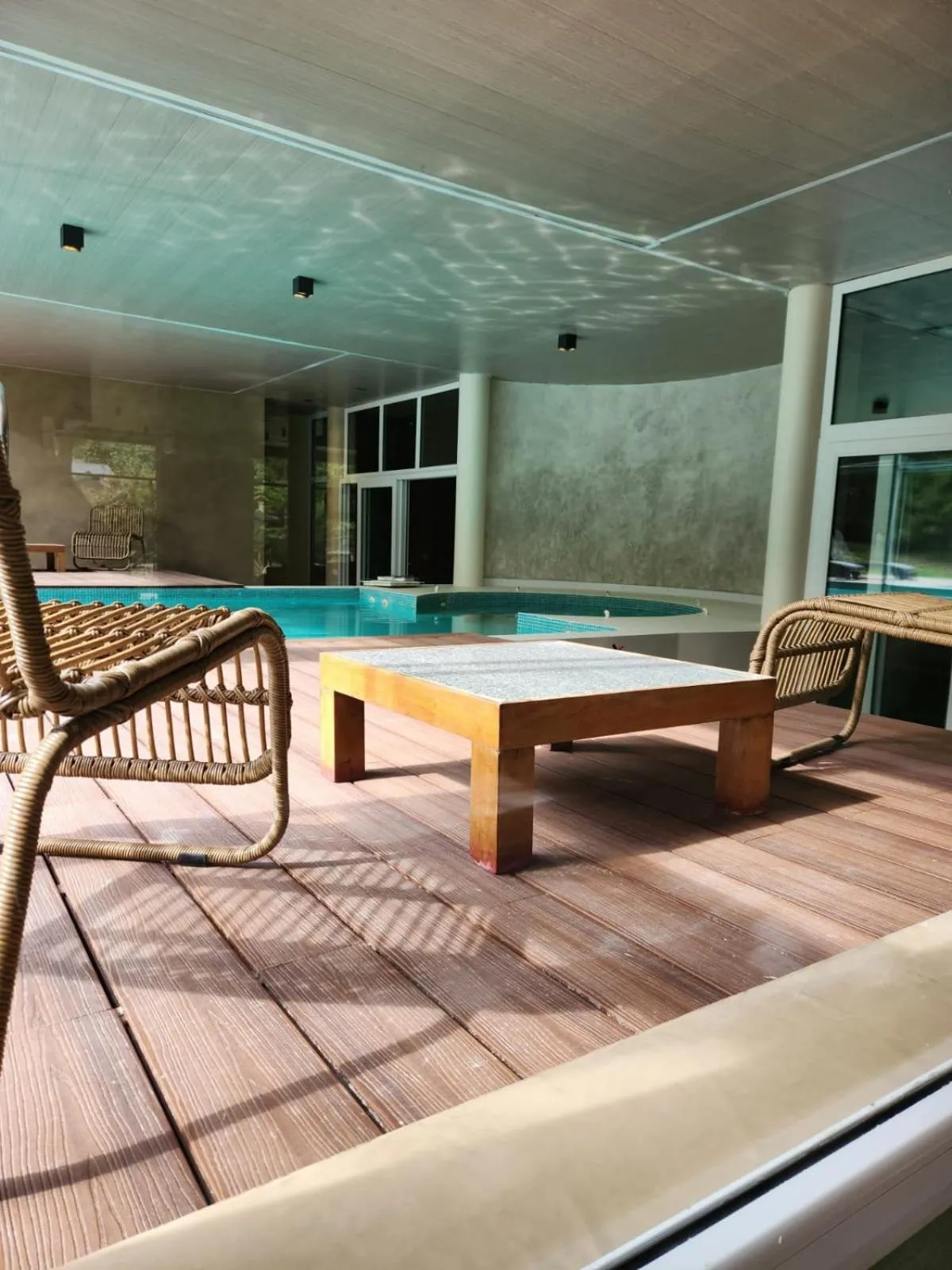 Pool view in Suite House Carilo
