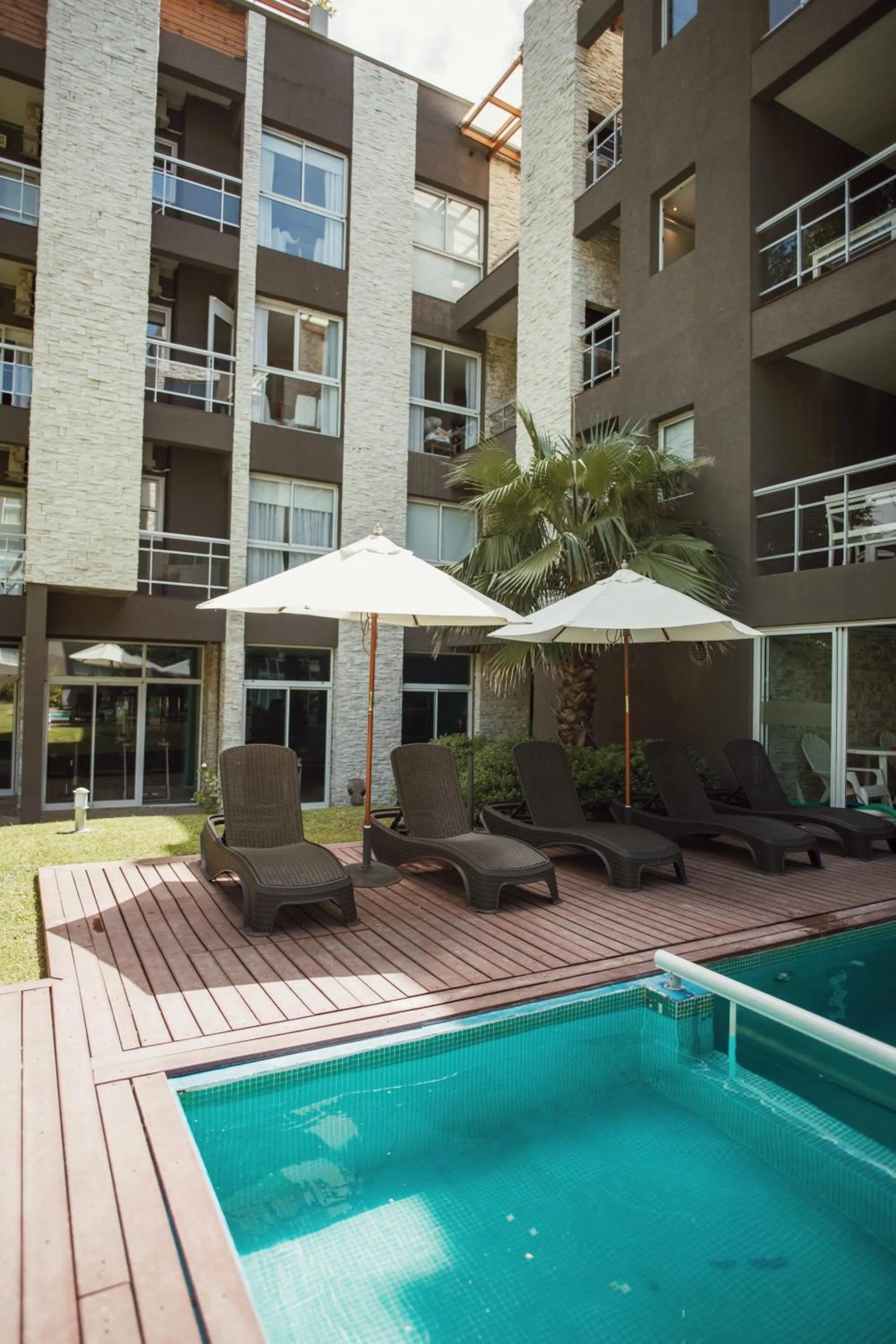 Swimming pool in Suite House Carilo