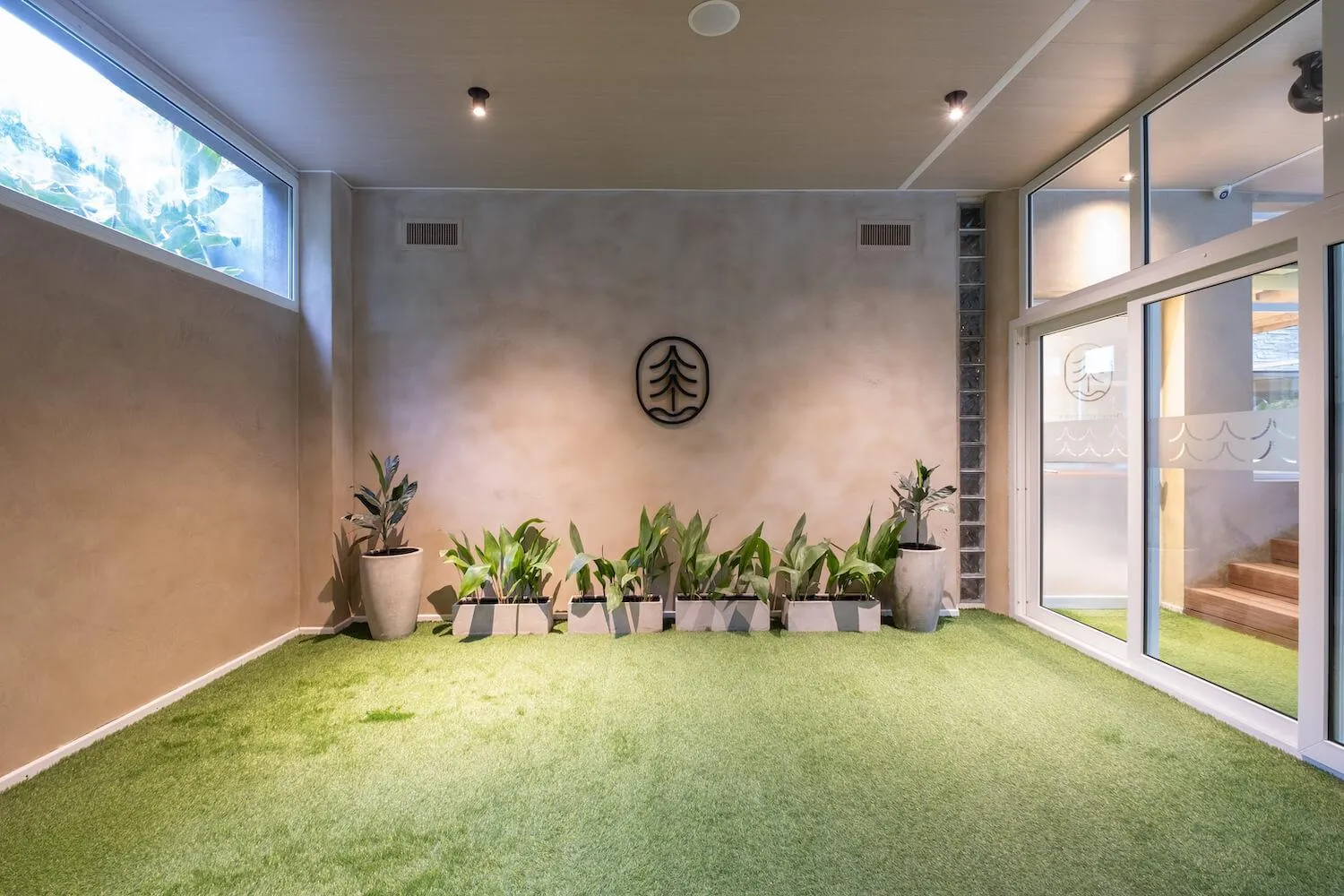 Garden view in Suite House Carilo