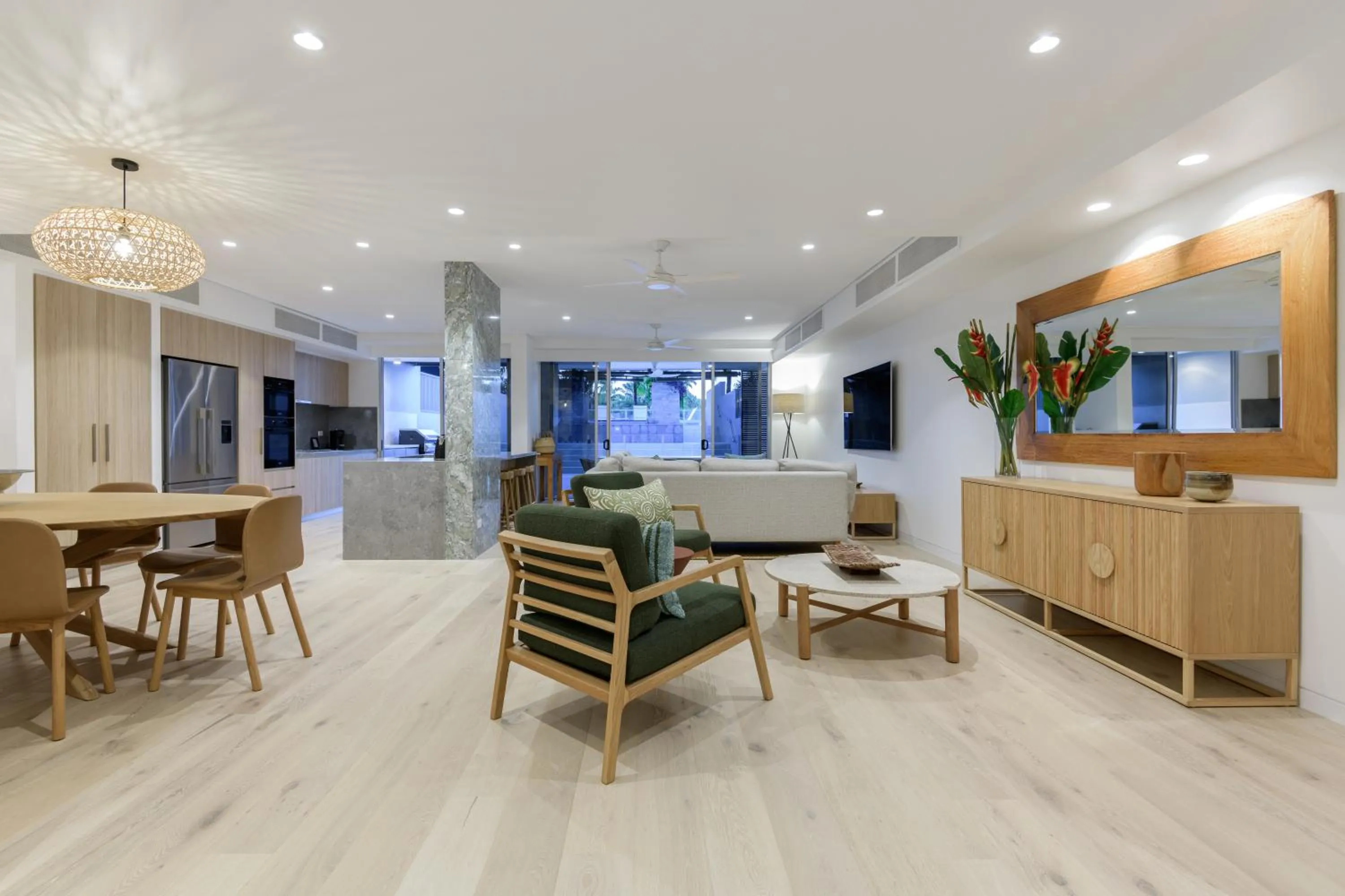 Living room in Coconut Grove