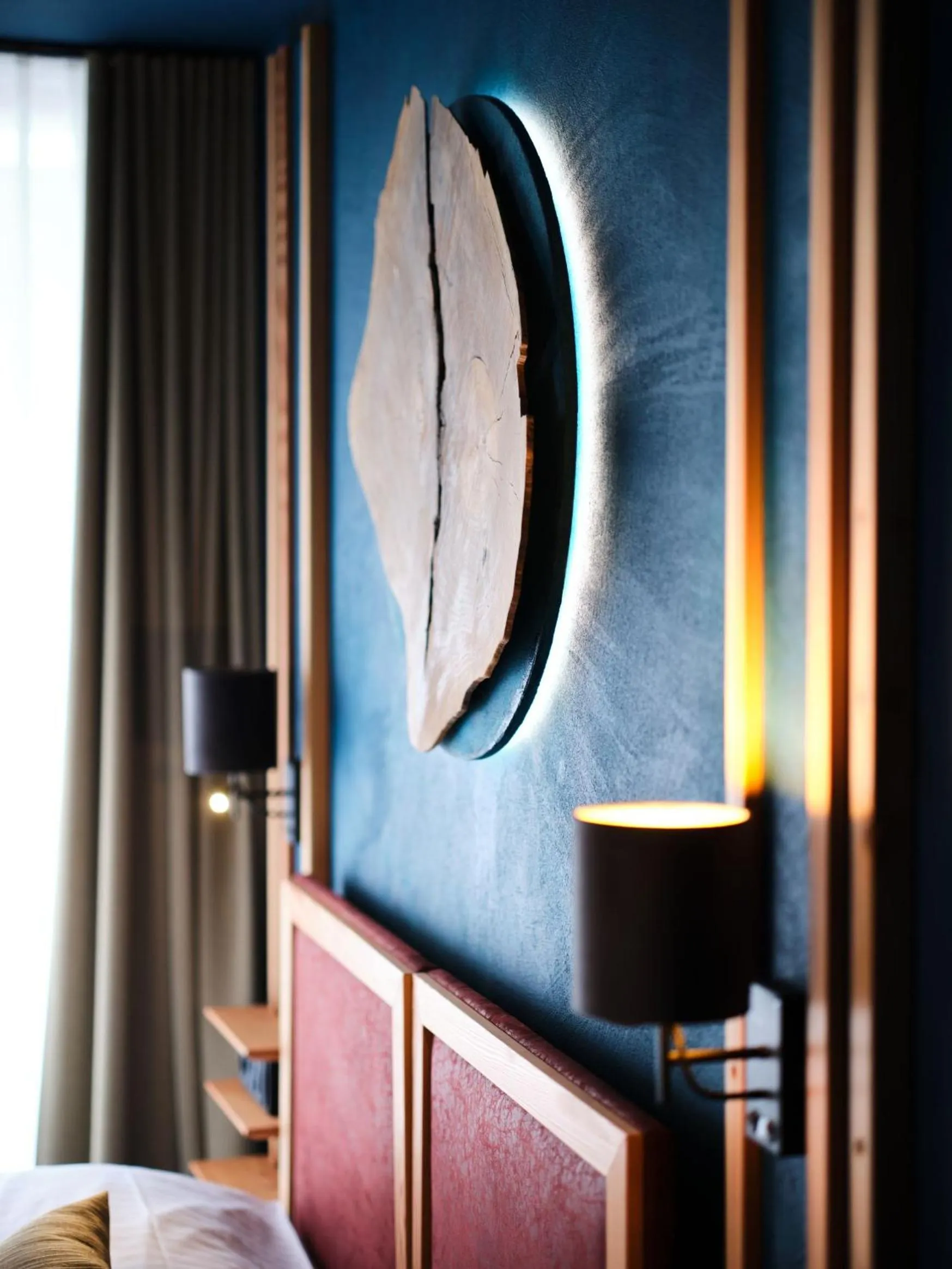 Decorative detail, Bed in Hotel Boka